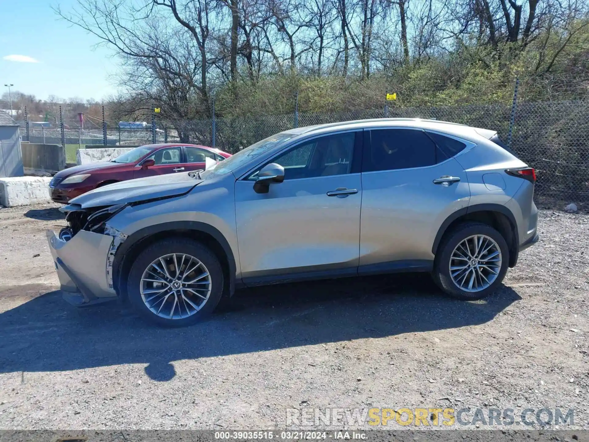 14 Photograph of a damaged car 2T2GKCEZXNC008357 LEXUS NX 350H 2022