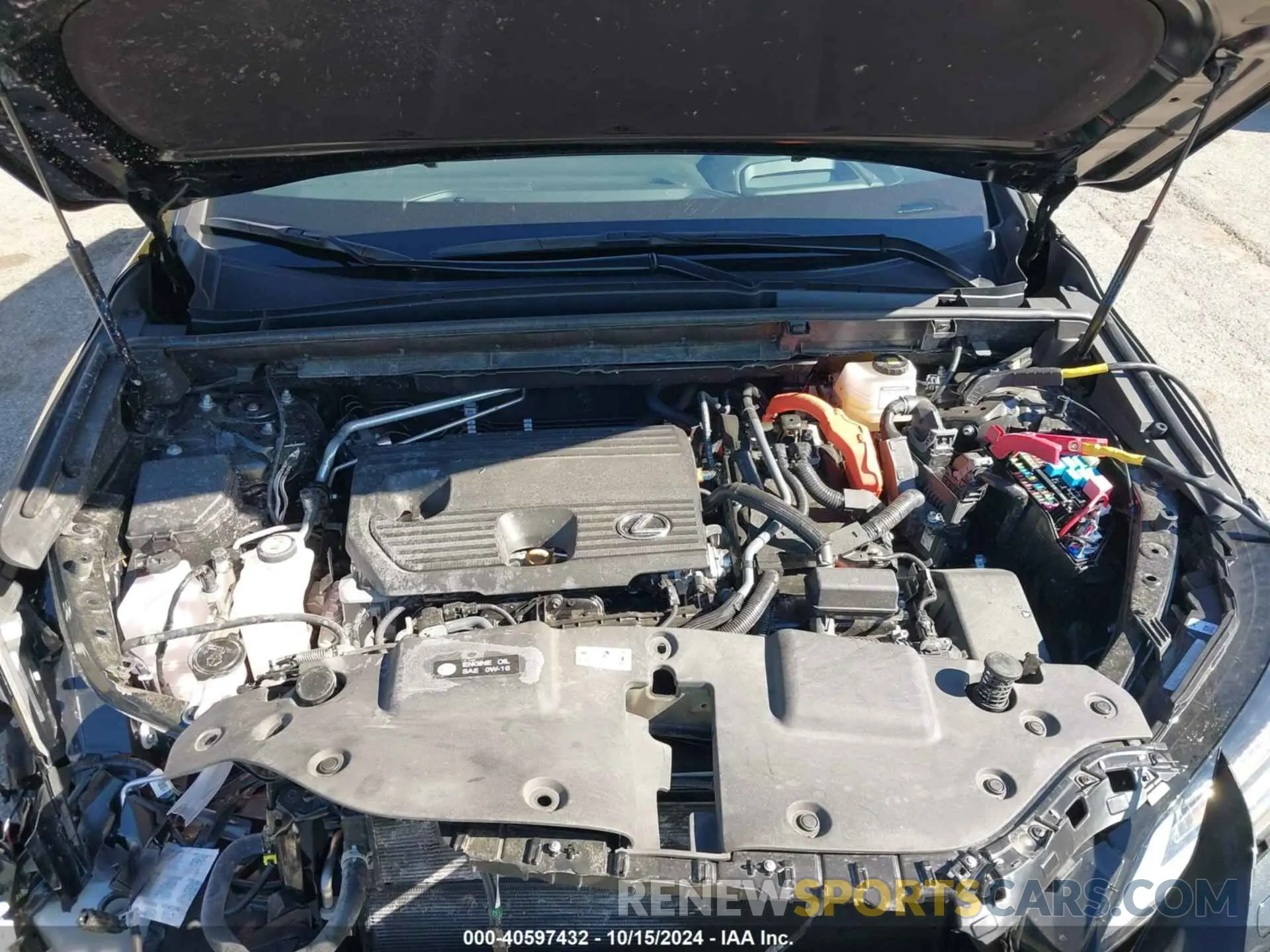 10 Photograph of a damaged car 2T2HKCEZ5NC005595 LEXUS NX 350H 2022