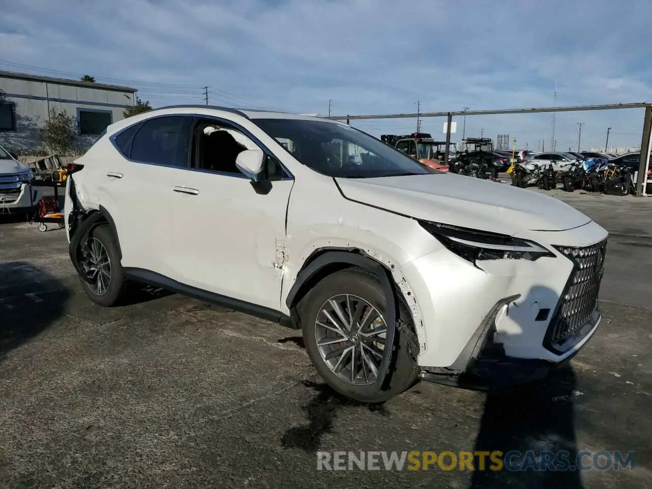4 Photograph of a damaged car JTJAKCEZ0N2000242 LEXUS NX 350H 2022