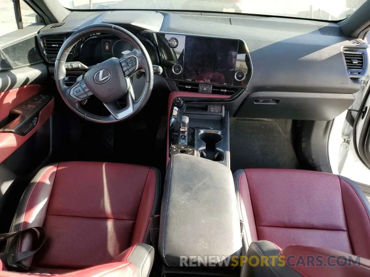 8 Photograph of a damaged car JTJAKCEZ0N2000242 LEXUS NX 350H 2022