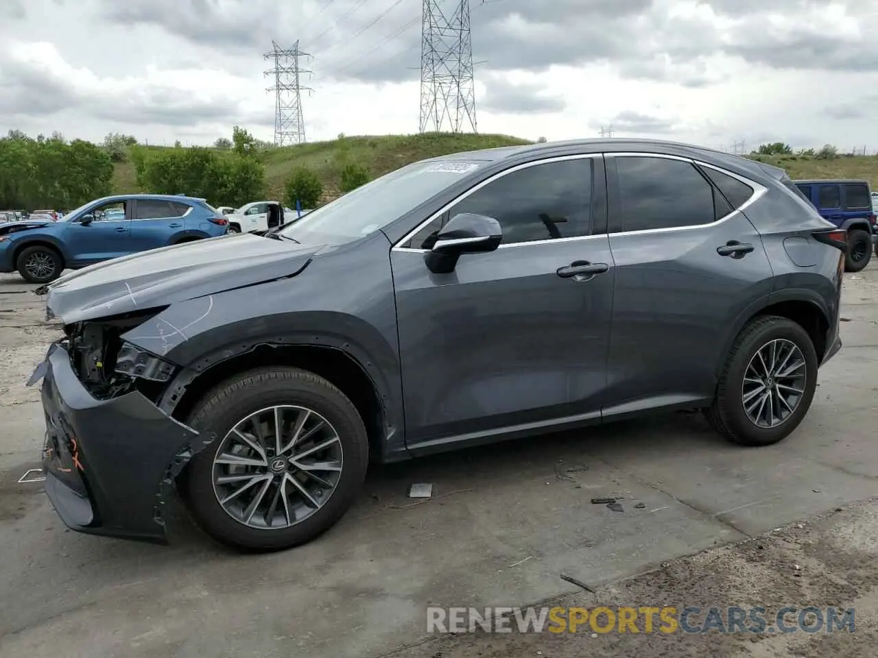 1 Photograph of a damaged car JTJAKCEZ0N5001874 LEXUS NX 350H 2022