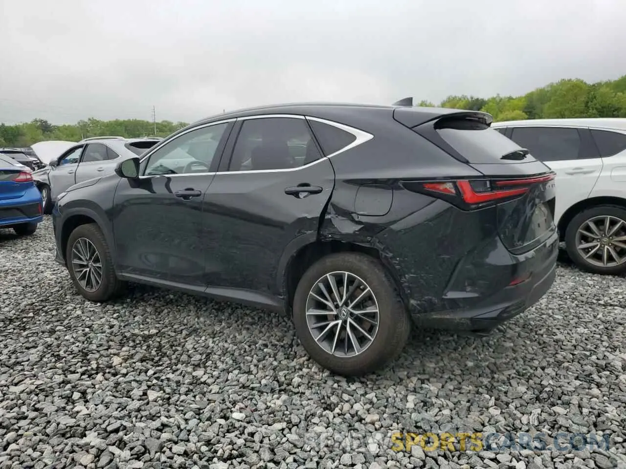 2 Photograph of a damaged car JTJAKCEZ1N5000507 LEXUS NX 350H 2022