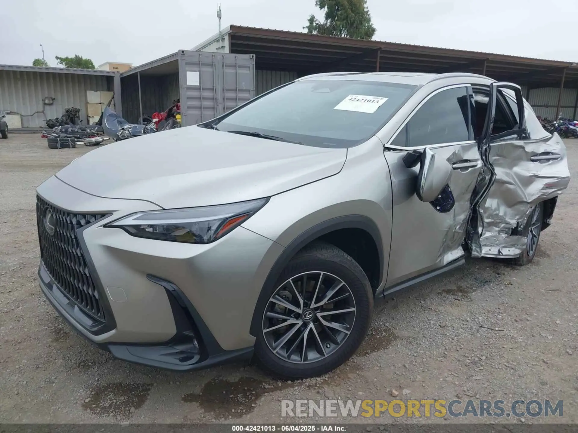 2 Photograph of a damaged car JTJAKCEZ3N5003098 LEXUS NX 350H 2022