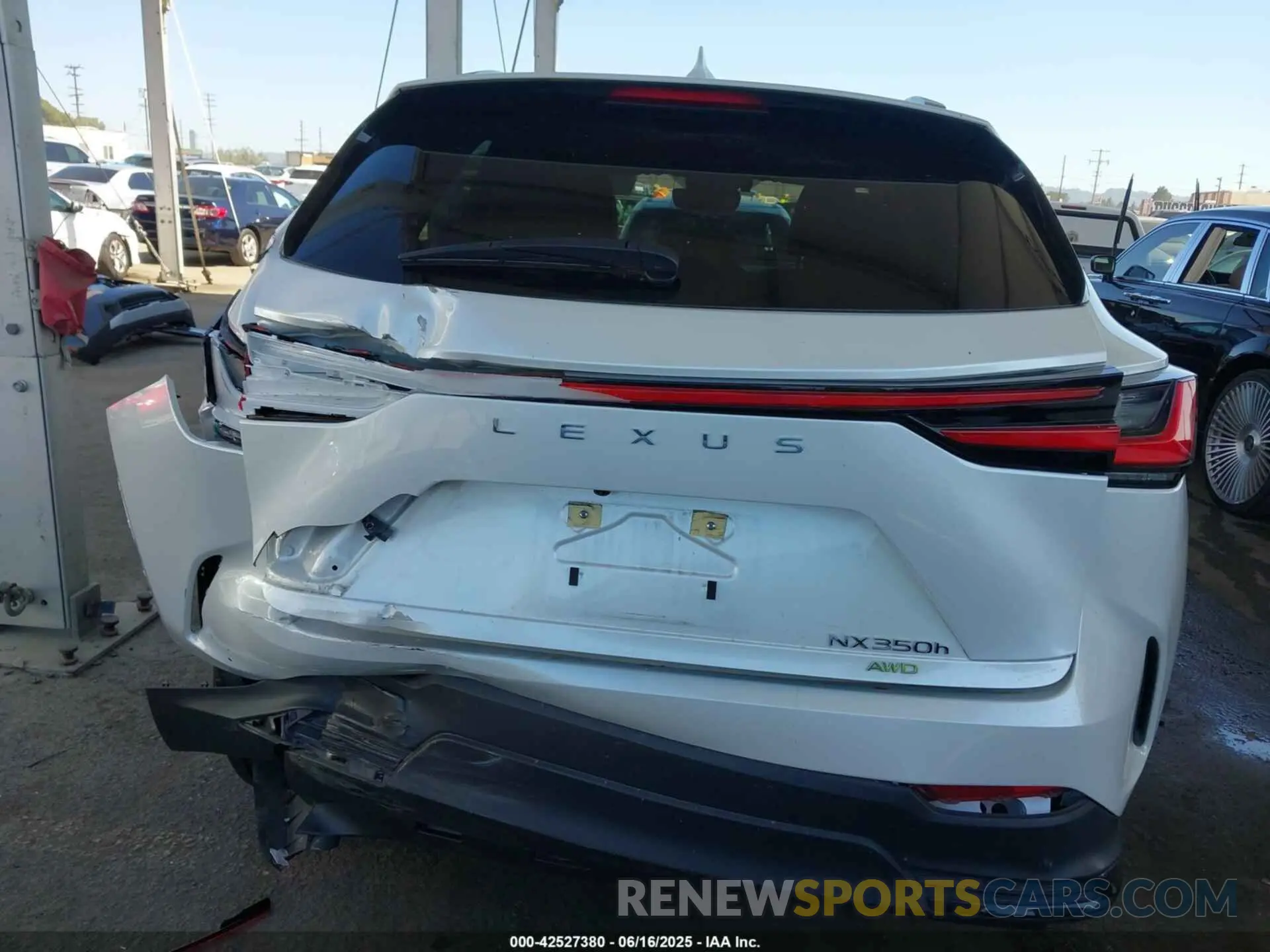 16 Photograph of a damaged car JTJAKCEZ4N5004616 LEXUS NX 350H 2022