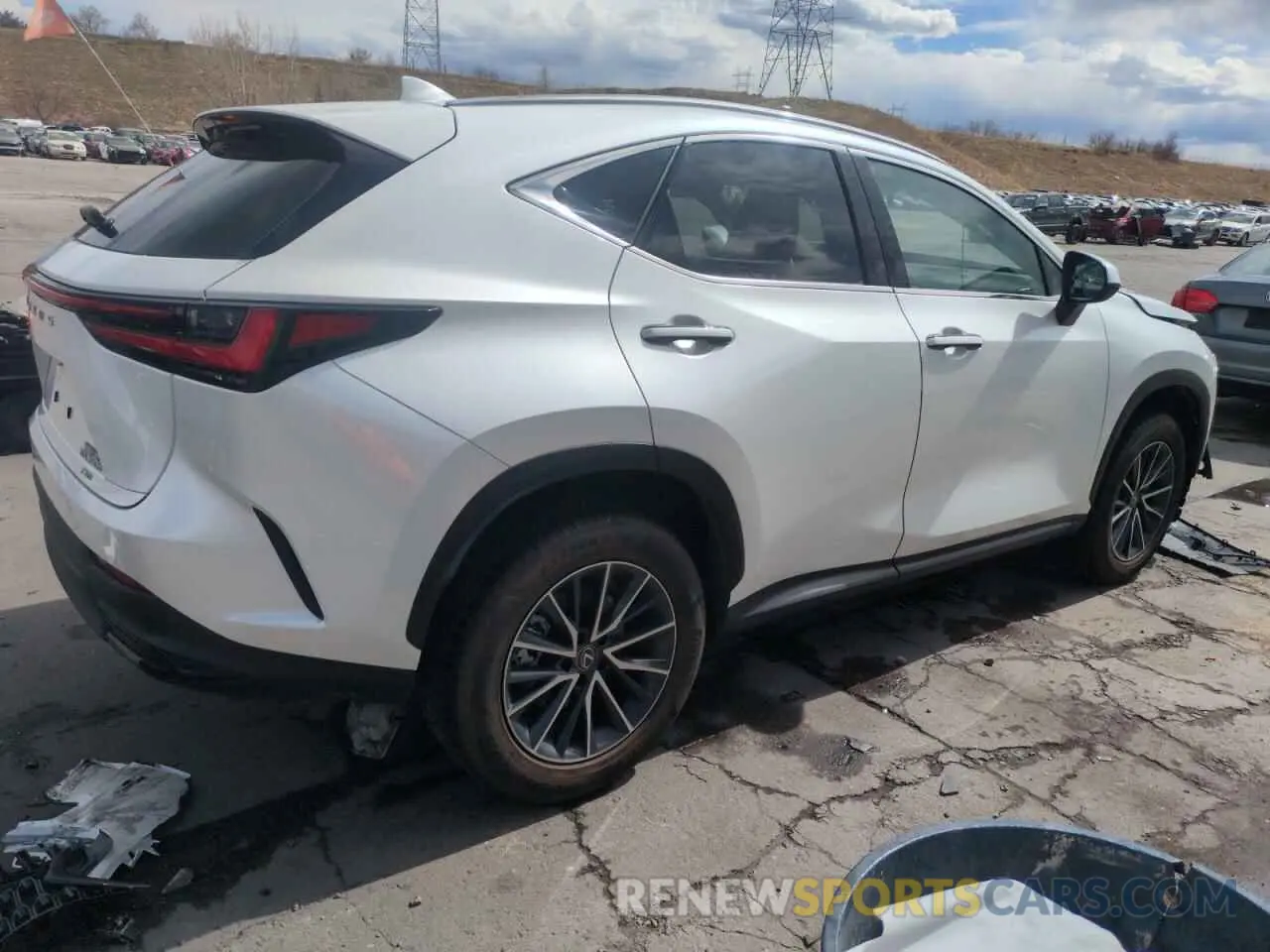 3 Photograph of a damaged car JTJAKCEZ6N5003466 LEXUS NX 350H 2022