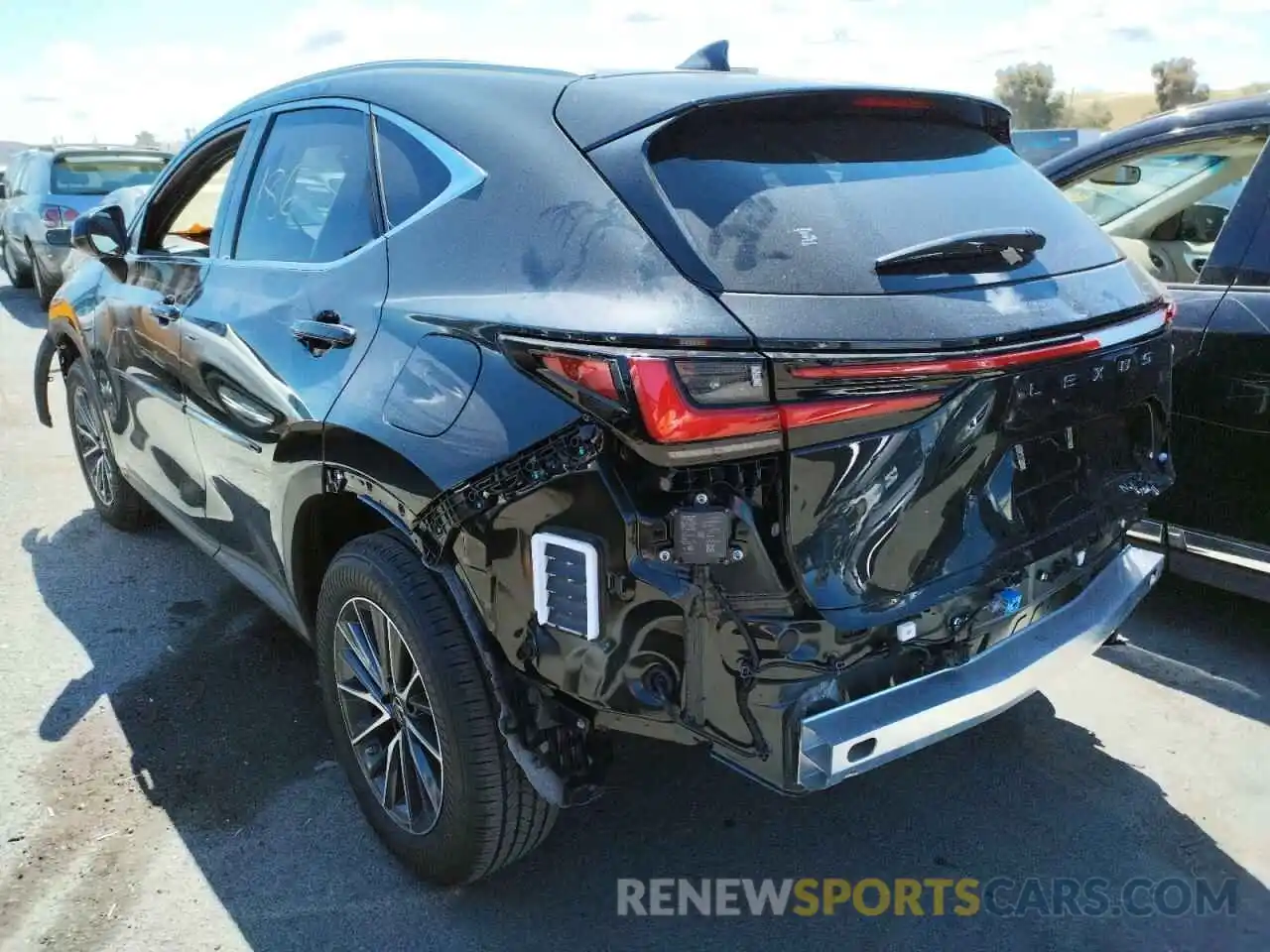 3 Photograph of a damaged car JTJAKCEZ7N2002411 LEXUS NX 350H 2022