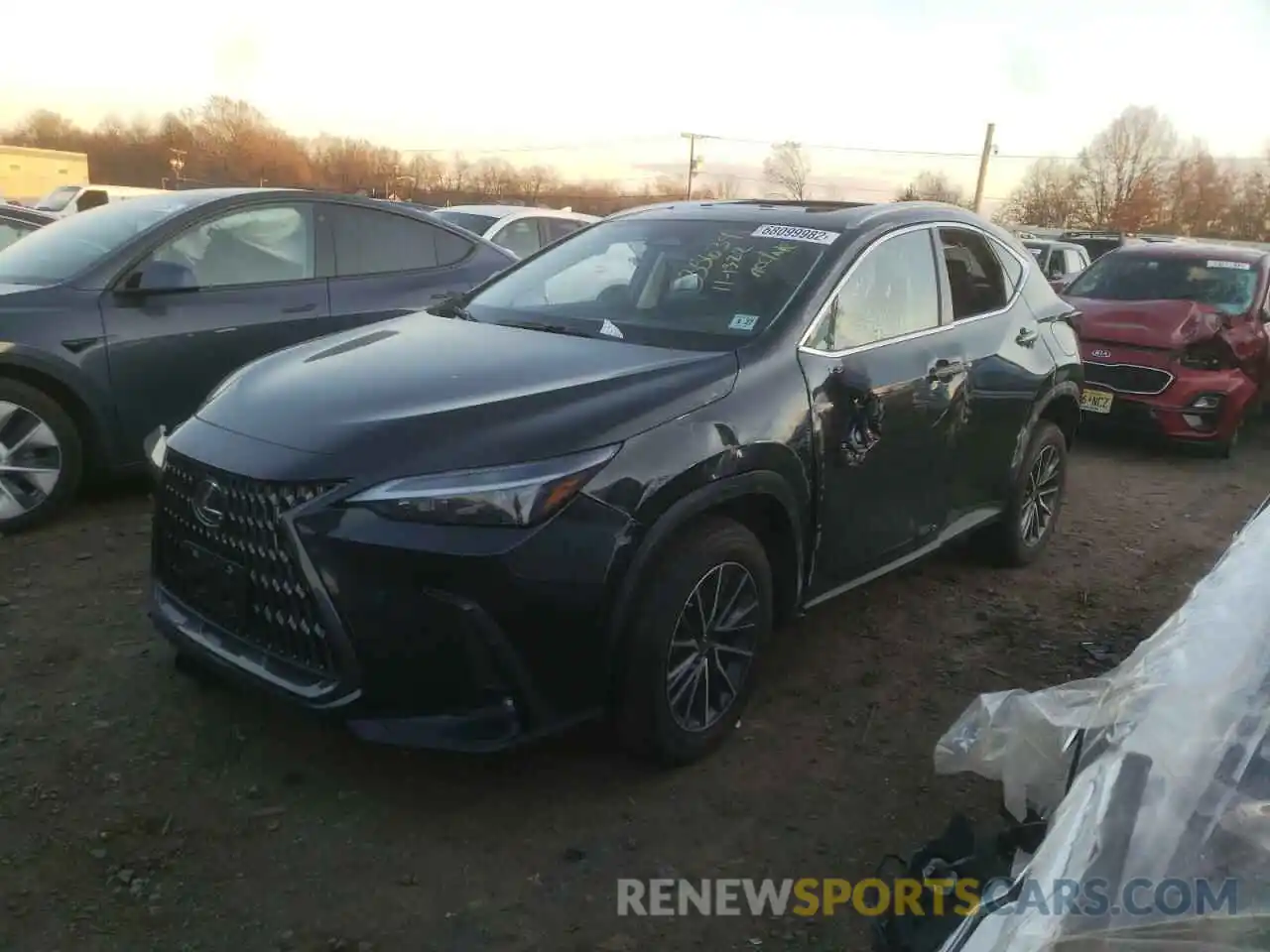 1 Photograph of a damaged car JTJAKCEZ7N2003557 LEXUS NX 350H 2022