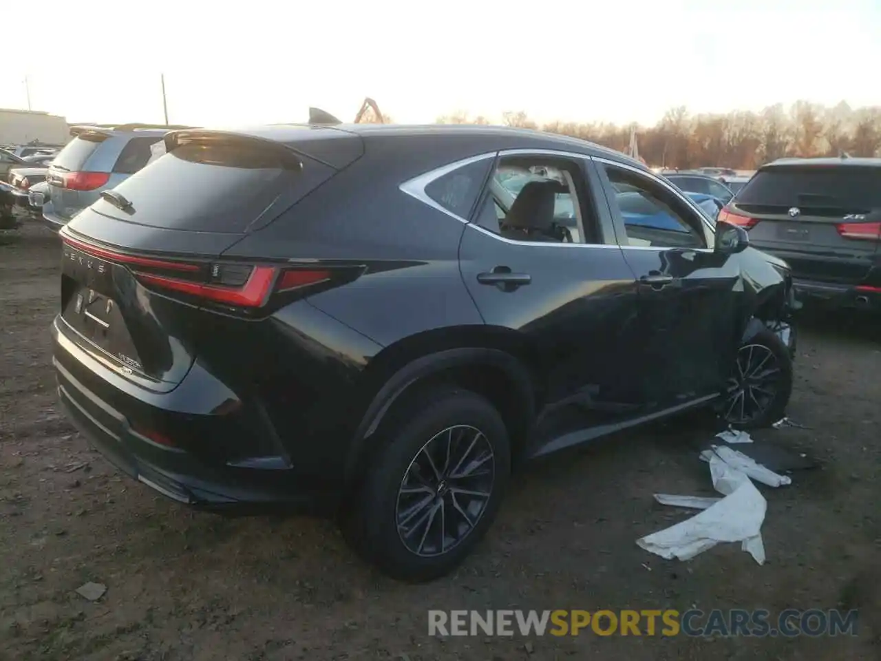 3 Photograph of a damaged car JTJAKCEZ7N2003557 LEXUS NX 350H 2022