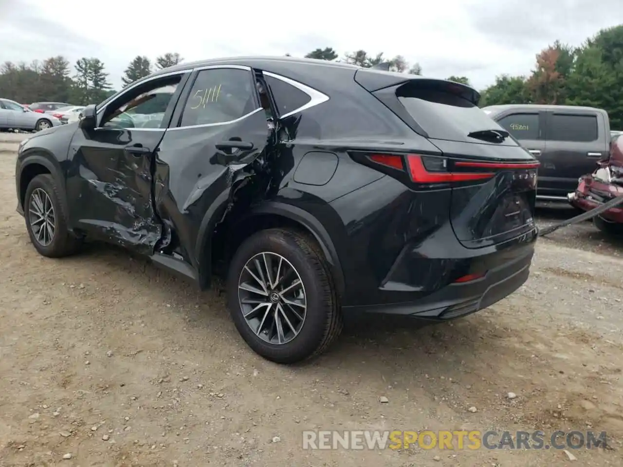 3 Photograph of a damaged car JTJGKCEZ0N5001819 LEXUS NX 350H 2022