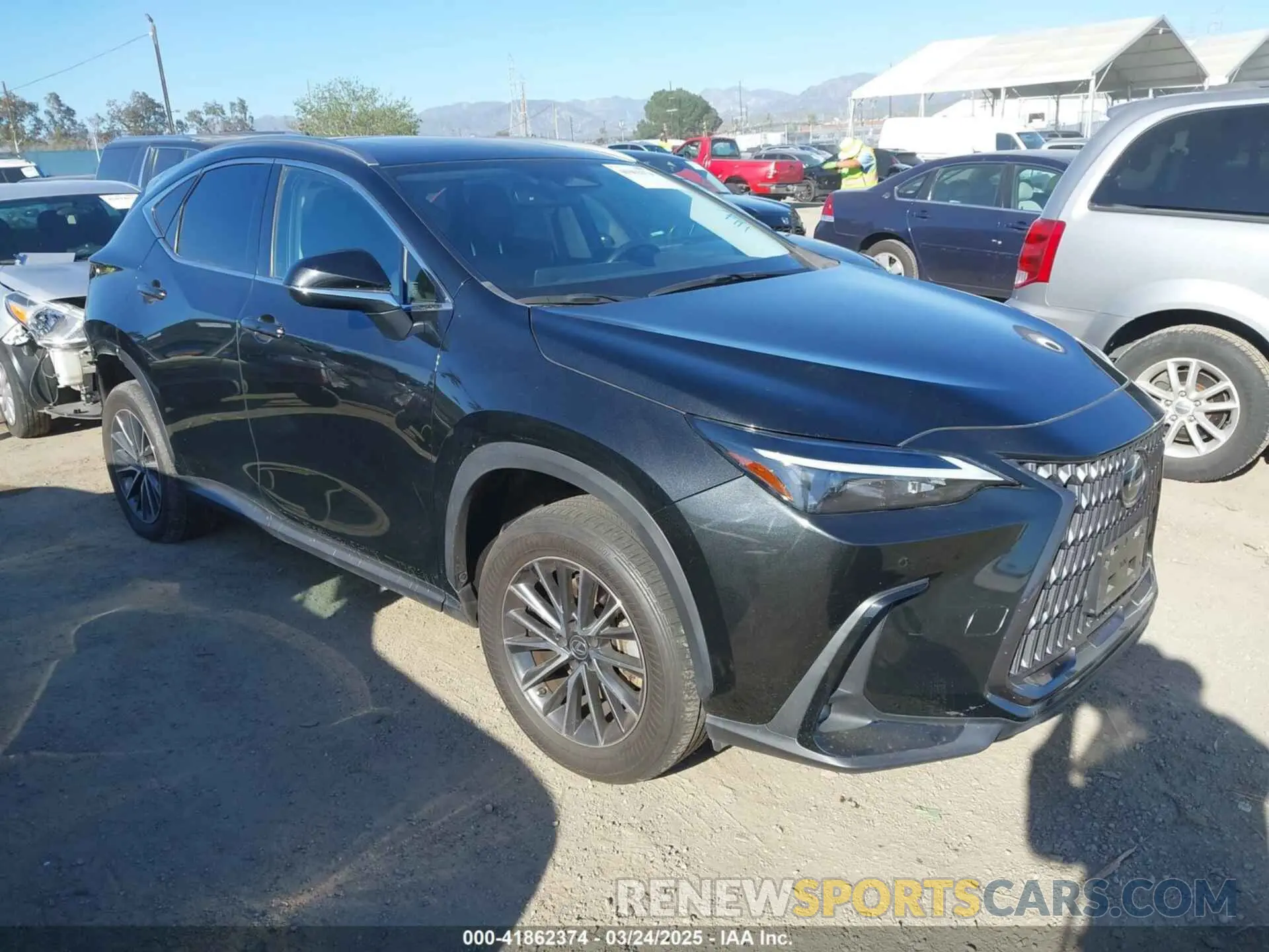 1 Photograph of a damaged car JTJGKCEZ3N2004456 LEXUS NX 350H 2022