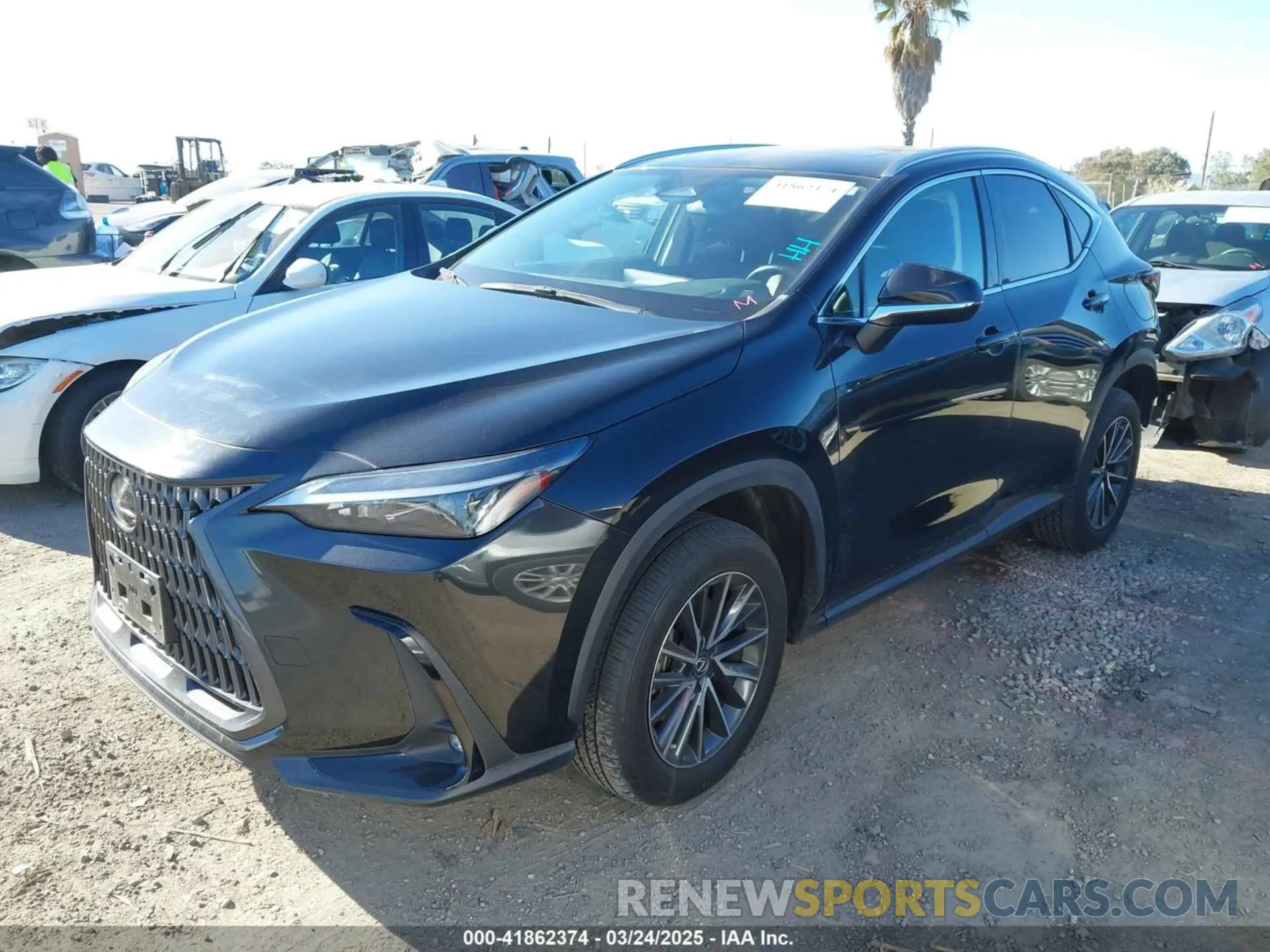 2 Photograph of a damaged car JTJGKCEZ3N2004456 LEXUS NX 350H 2022