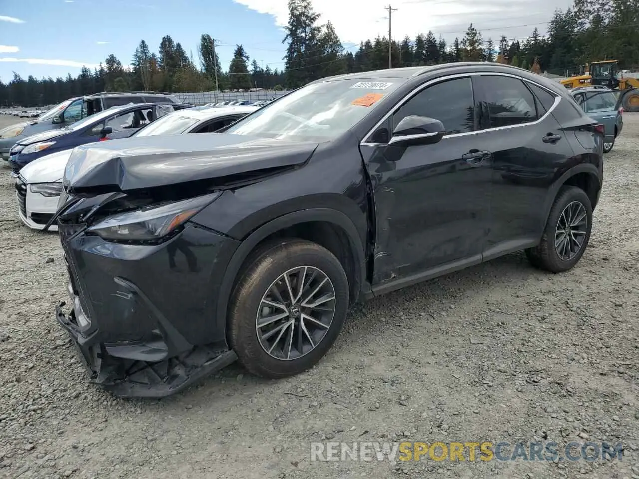 1 Photograph of a damaged car JTJGKCEZ7N2007750 LEXUS NX 350H 2022