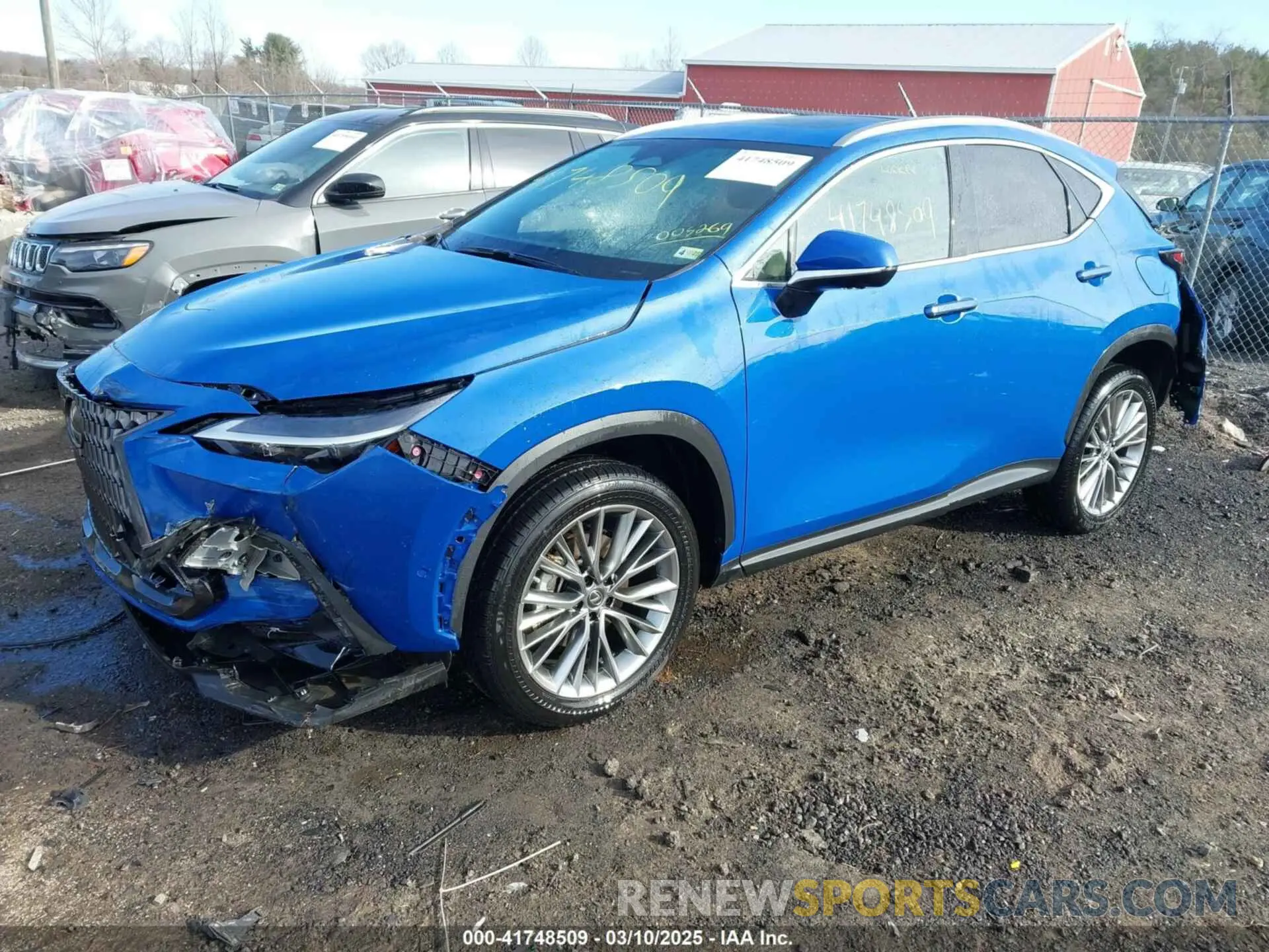 2 Photograph of a damaged car JTJHKCEZ3N2005269 LEXUS NX 350H 2022
