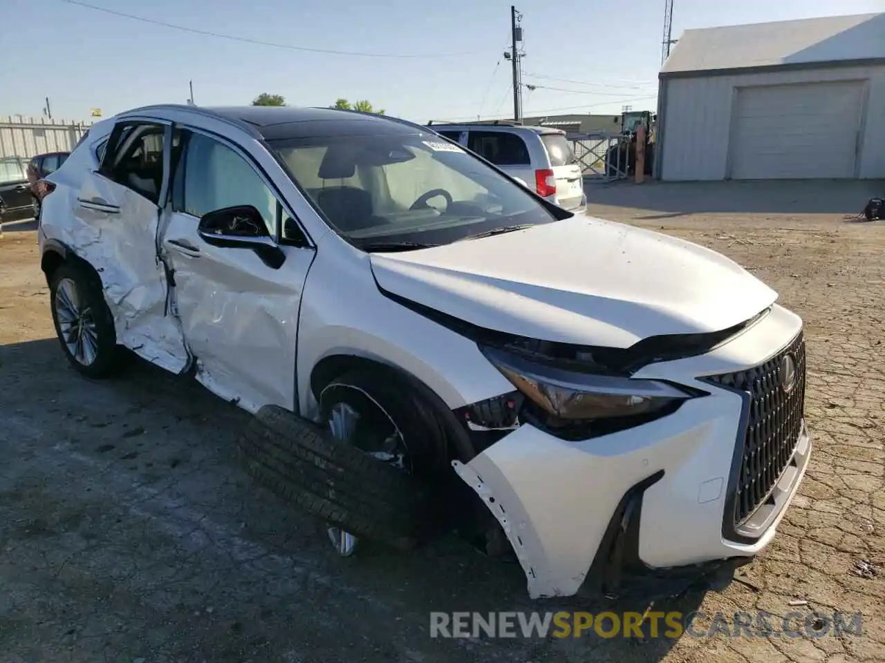 1 Photograph of a damaged car JTJHKCEZ3N5002550 LEXUS NX 350H 2022