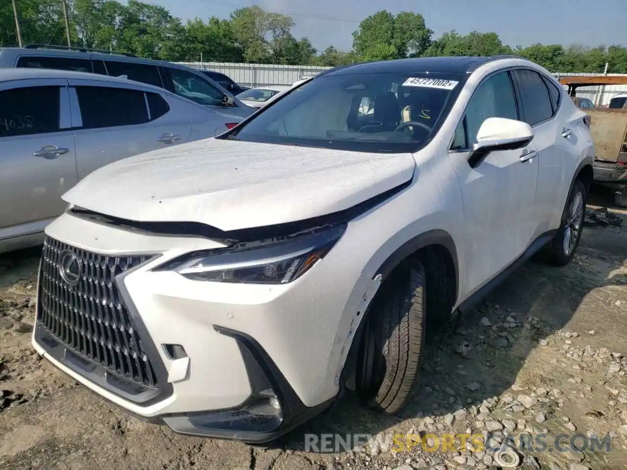 2 Photograph of a damaged car JTJHKCEZ3N5002550 LEXUS NX 350H 2022