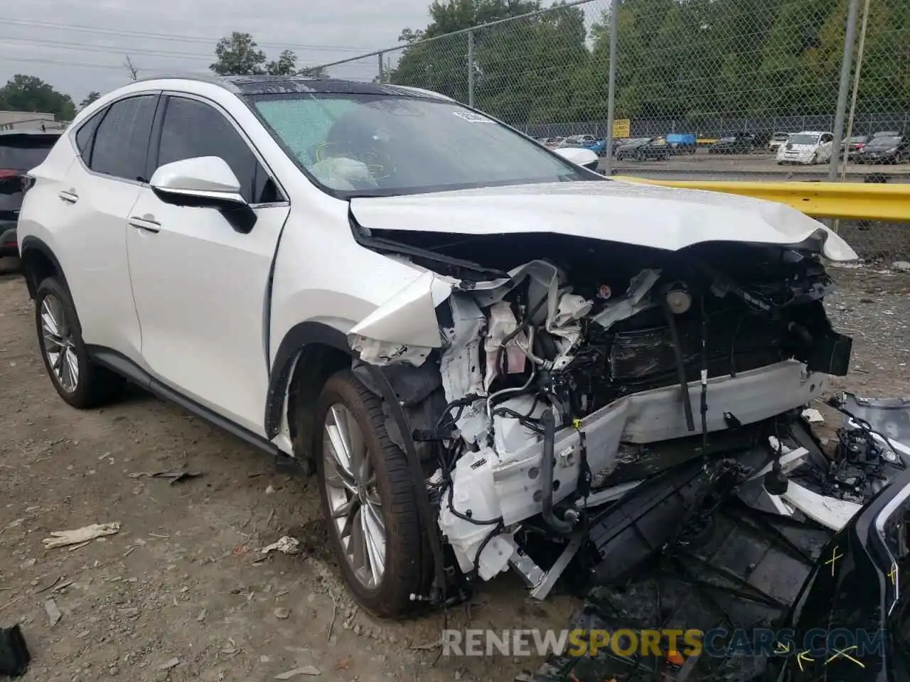 1 Photograph of a damaged car JTJHKCEZ7N2000379 LEXUS NX 350H 2022