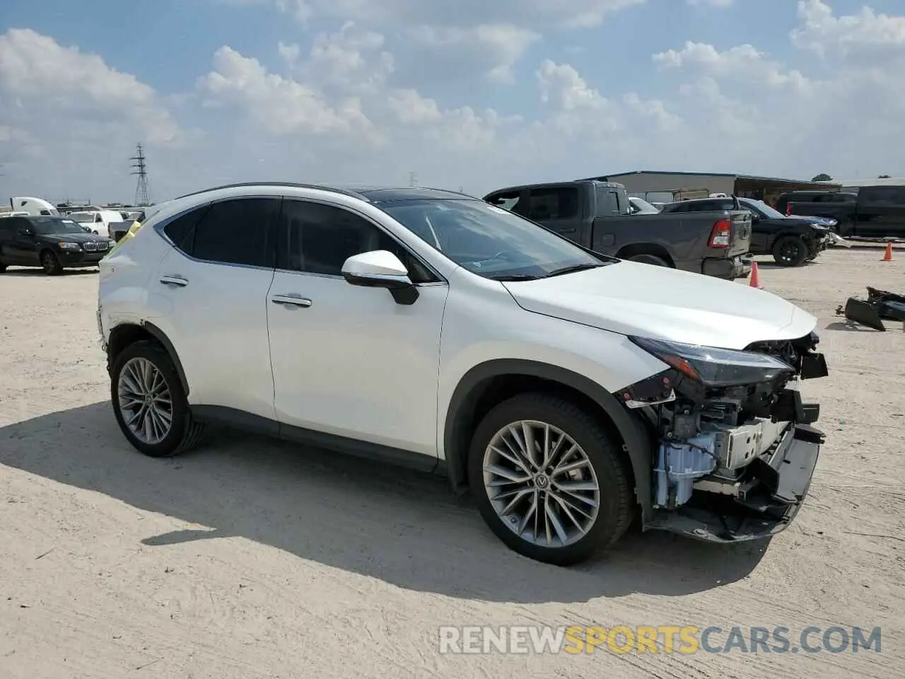 4 Photograph of a damaged car JTJHKCEZ9N2005048 LEXUS NX 350H 2022