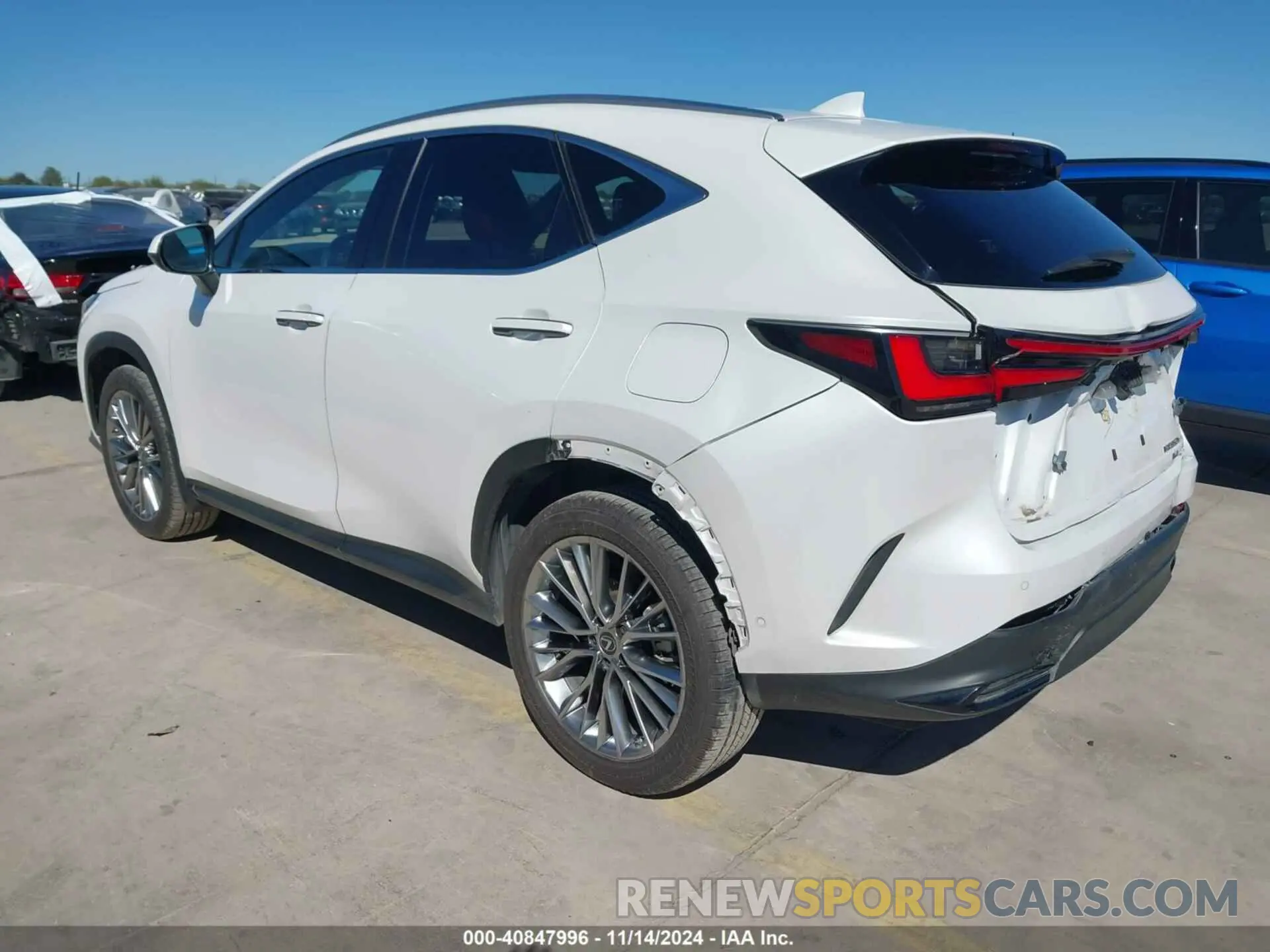 3 Photograph of a damaged car JTJHKCEZXN5004487 LEXUS NX 350H 2022