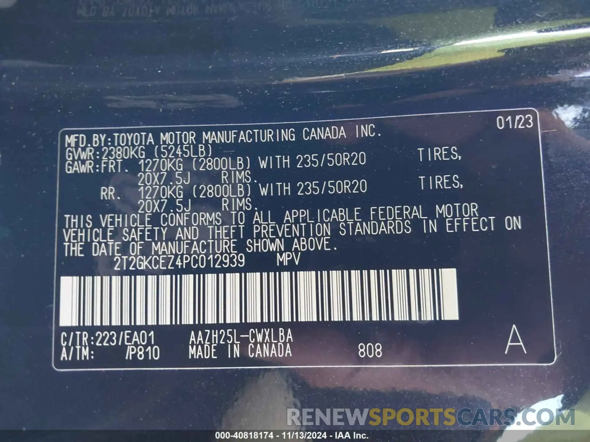 9 Photograph of a damaged car 2T2GKCEZ4PC012939 LEXUS NX 350H 2023