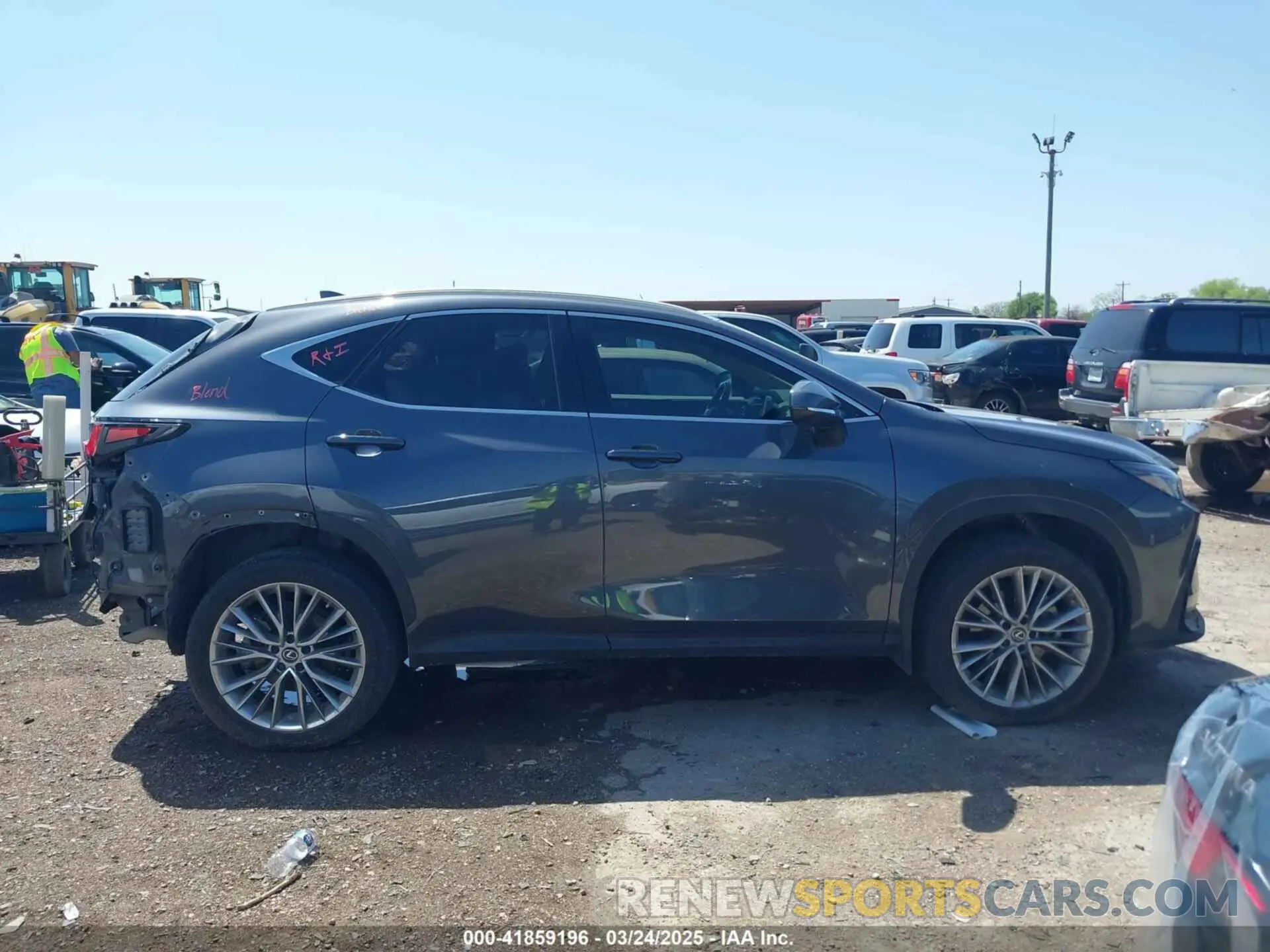 14 Photograph of a damaged car 2T2GKCEZ6PC012862 LEXUS NX 350H 2023