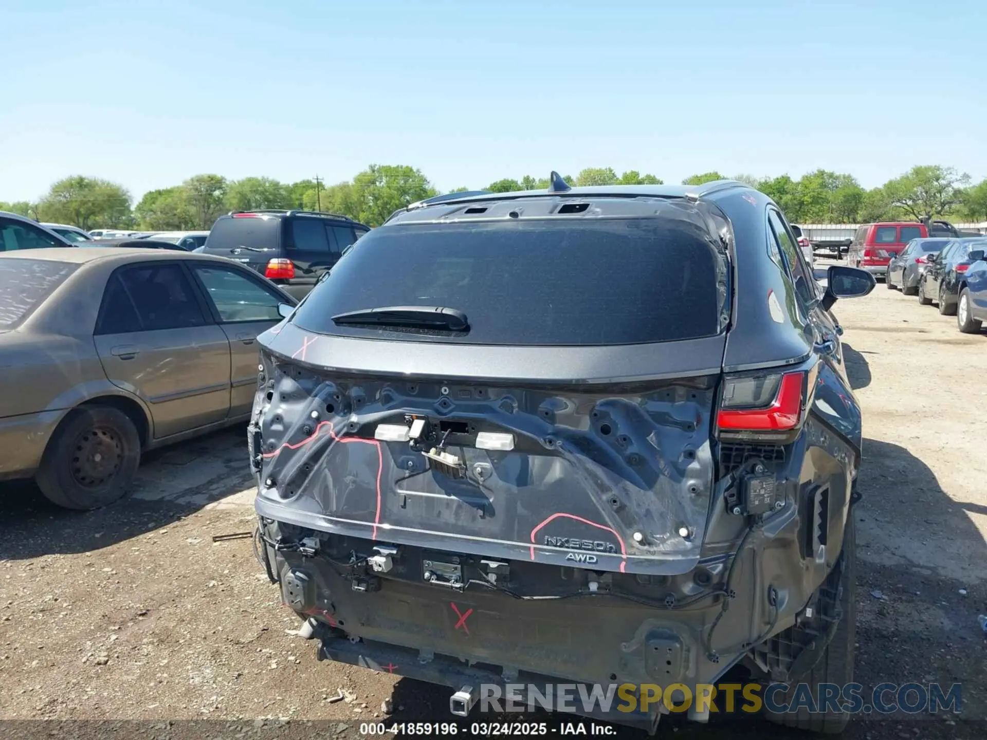 17 Photograph of a damaged car 2T2GKCEZ6PC012862 LEXUS NX 350H 2023