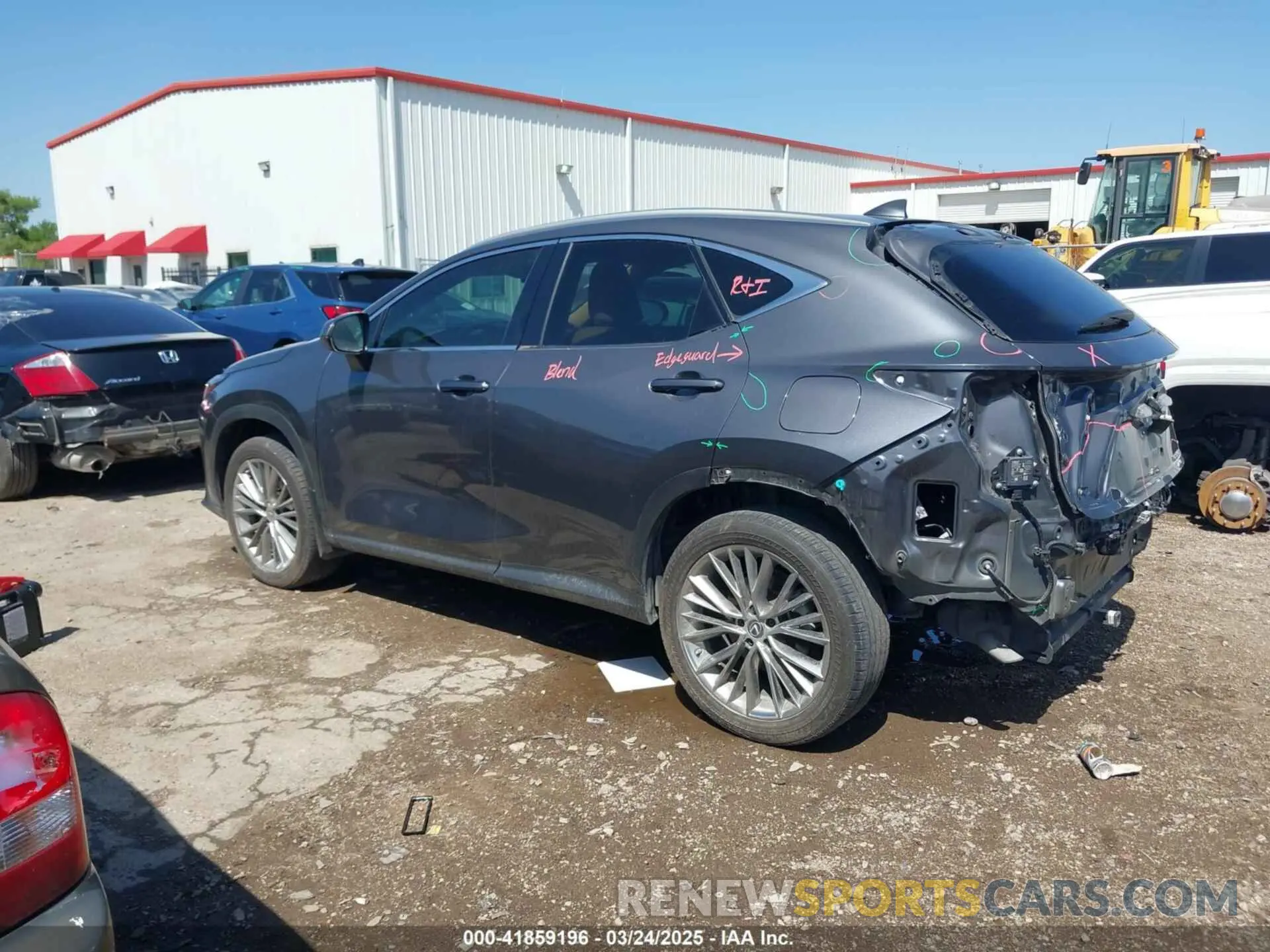 3 Photograph of a damaged car 2T2GKCEZ6PC012862 LEXUS NX 350H 2023