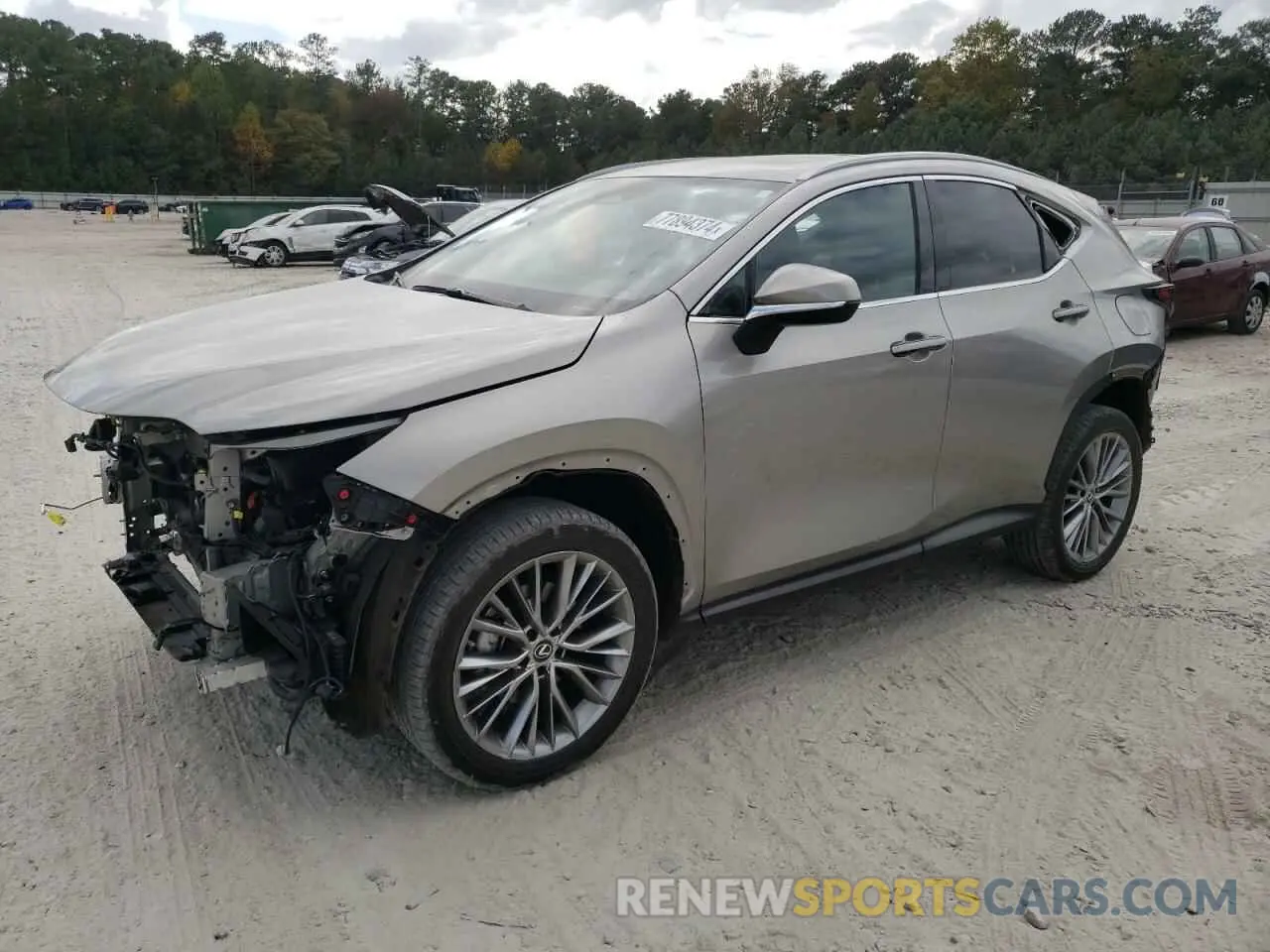 1 Photograph of a damaged car 2T2GKCEZ8PC010465 LEXUS NX 350H 2023