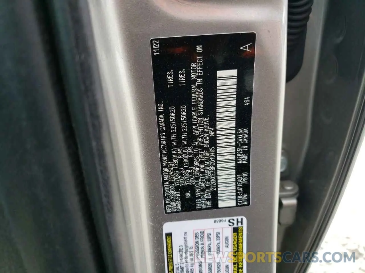 14 Photograph of a damaged car 2T2GKCEZ8PC010465 LEXUS NX 350H 2023