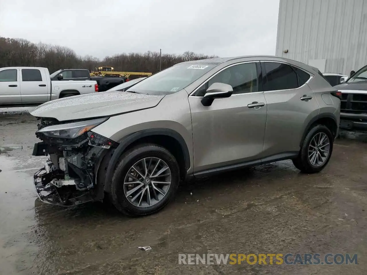 1 Photograph of a damaged car 2T2GKCEZXPC014470 LEXUS NX 350H 2023