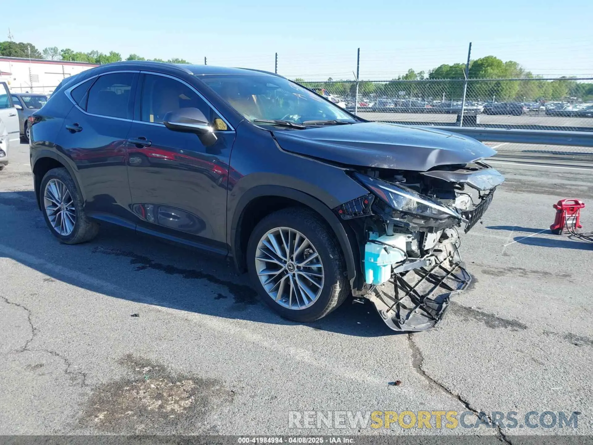 1 Photograph of a damaged car 2T2GKCEZXPC015134 LEXUS NX 350H 2023