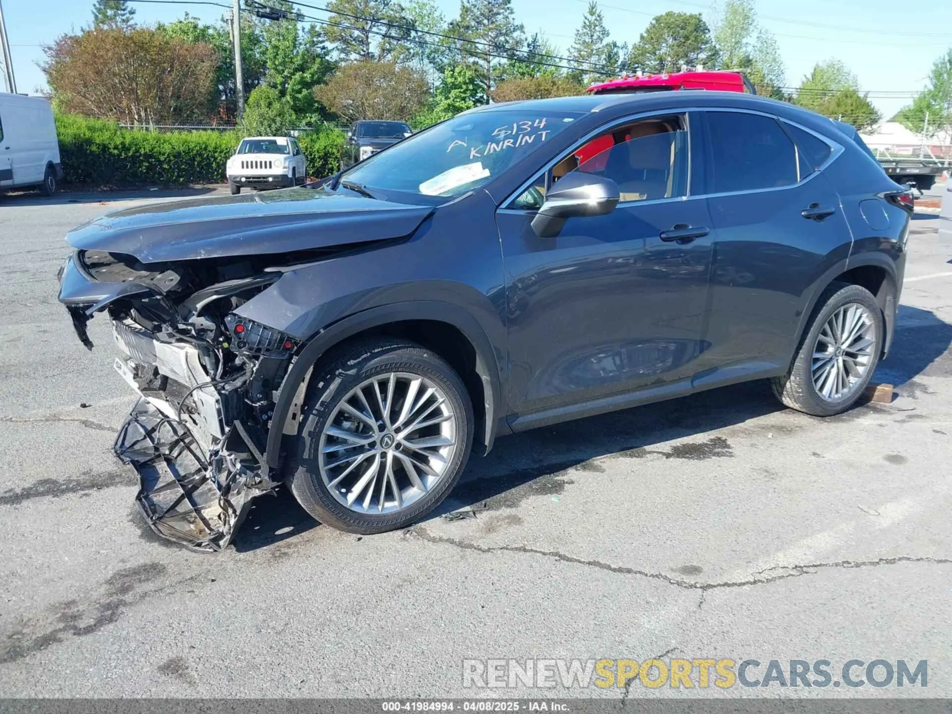 2 Photograph of a damaged car 2T2GKCEZXPC015134 LEXUS NX 350H 2023