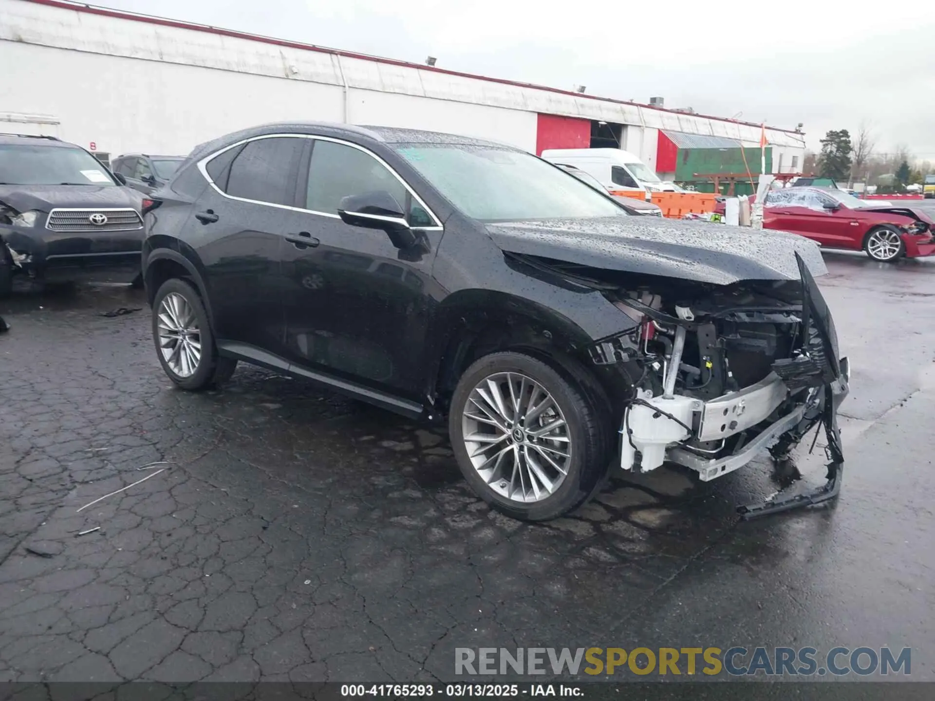 1 Photograph of a damaged car 2T2HKCEZXPC013596 LEXUS NX 350H 2023