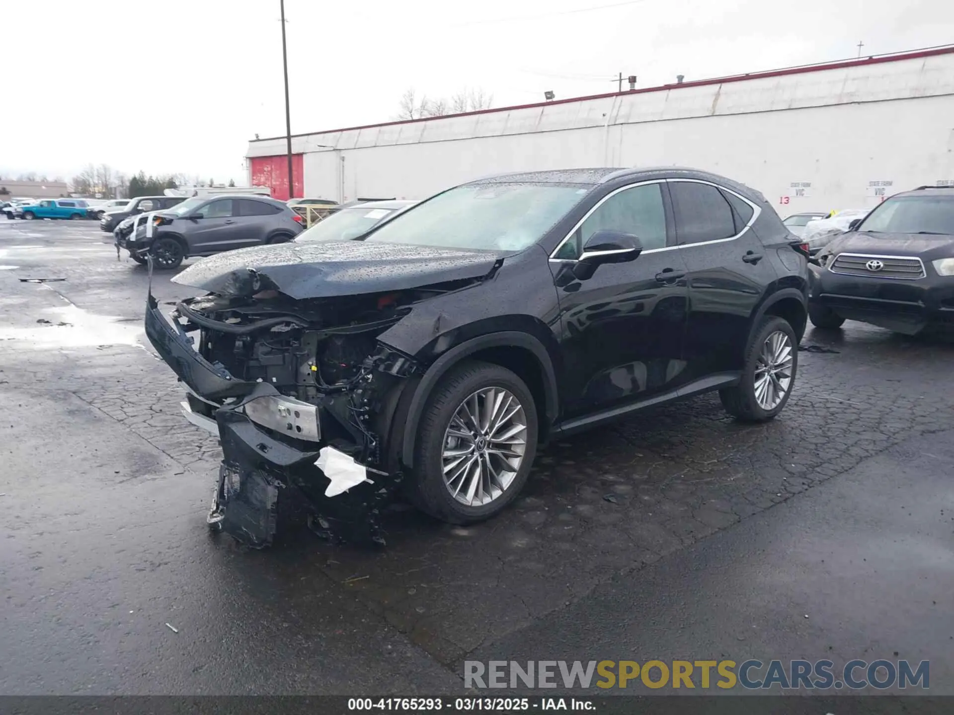 2 Photograph of a damaged car 2T2HKCEZXPC013596 LEXUS NX 350H 2023