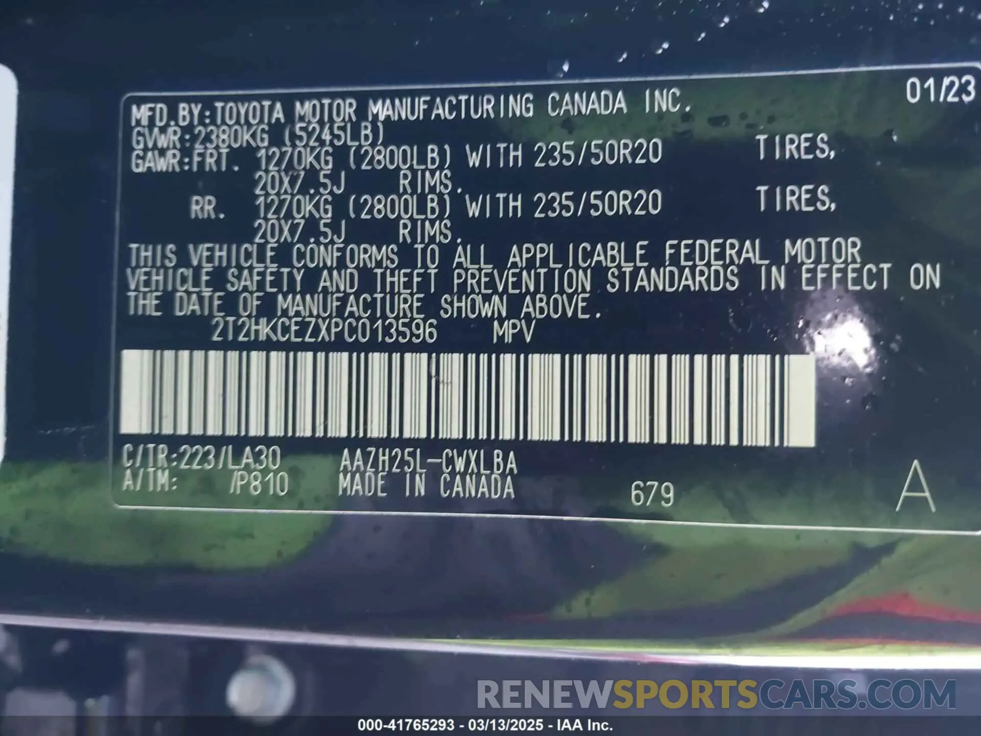 9 Photograph of a damaged car 2T2HKCEZXPC013596 LEXUS NX 350H 2023