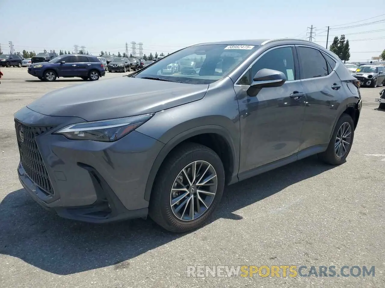 1 Photograph of a damaged car JTJAKCEZ7P5008145 LEXUS NX 350H 2023
