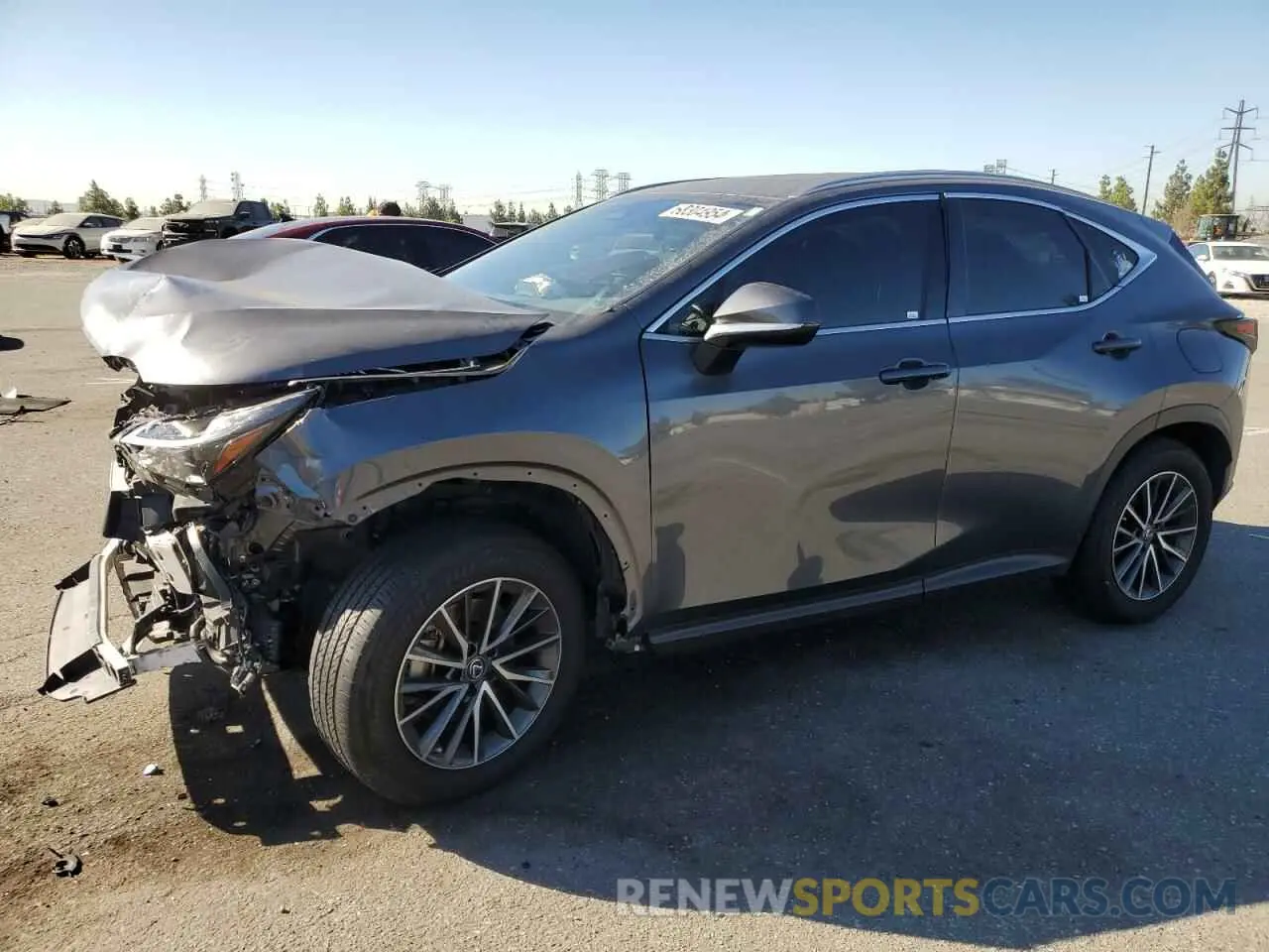 1 Photograph of a damaged car JTJAKCEZ9P2011534 LEXUS NX 350H 2023
