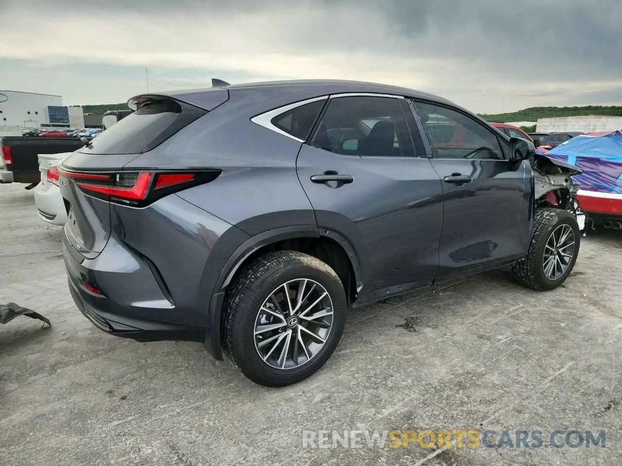 3 Photograph of a damaged car JTJGKCEZ4P5006461 LEXUS NX 350H 2023