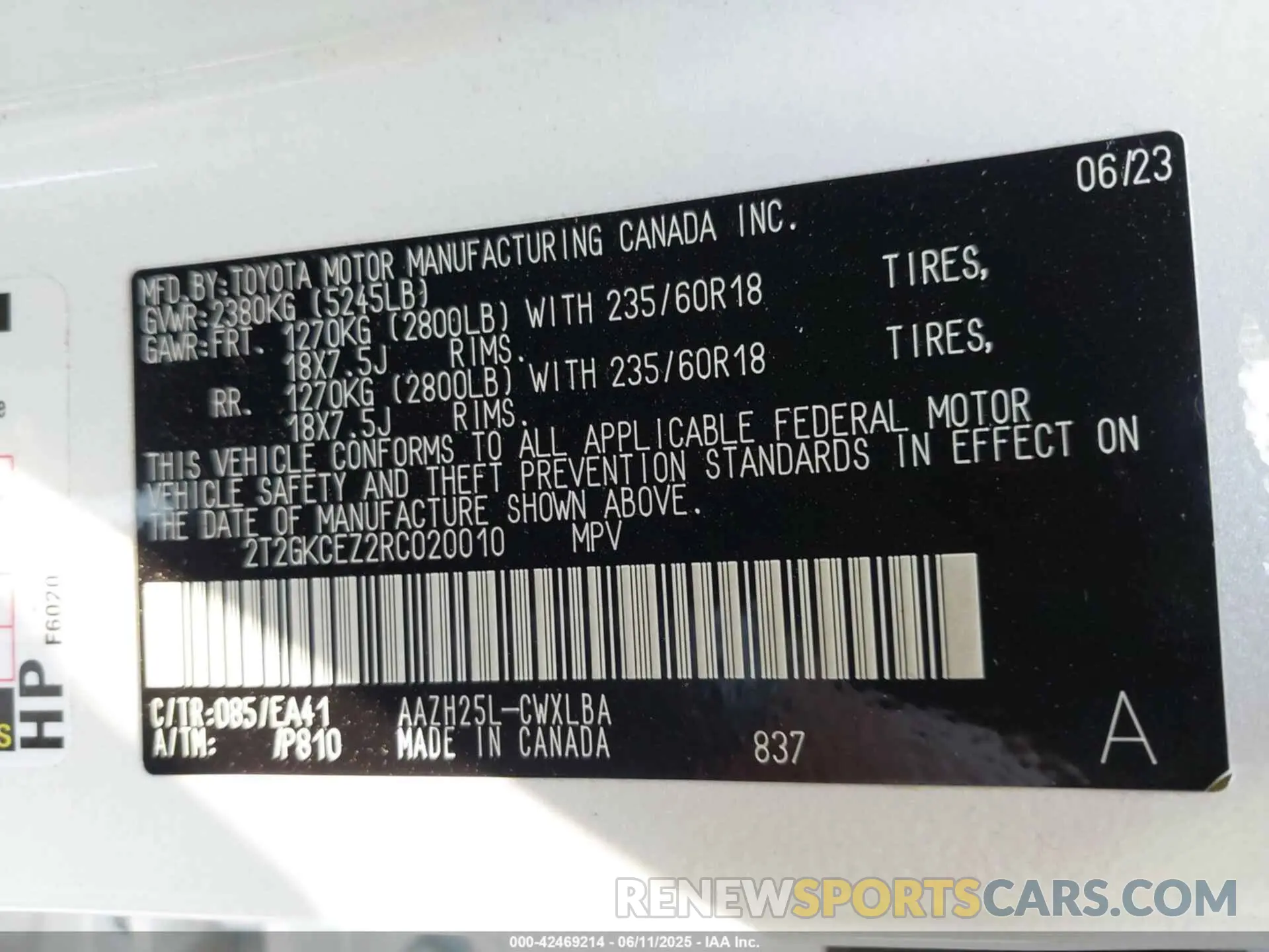9 Photograph of a damaged car 2T2GKCEZ2RC020010 LEXUS NX 350H 2024