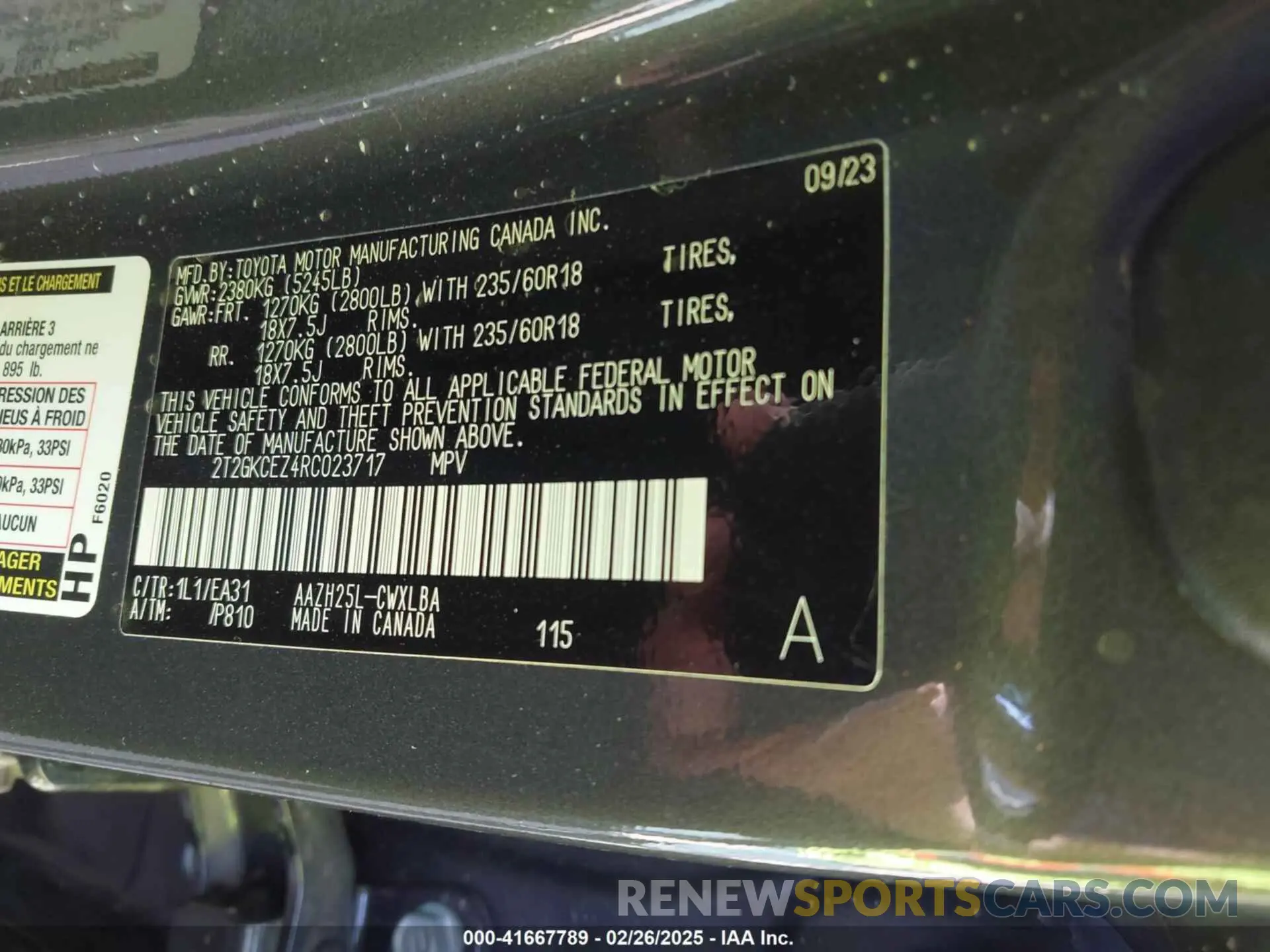 9 Photograph of a damaged car 2T2GKCEZ4RC023717 LEXUS NX 350H 2024