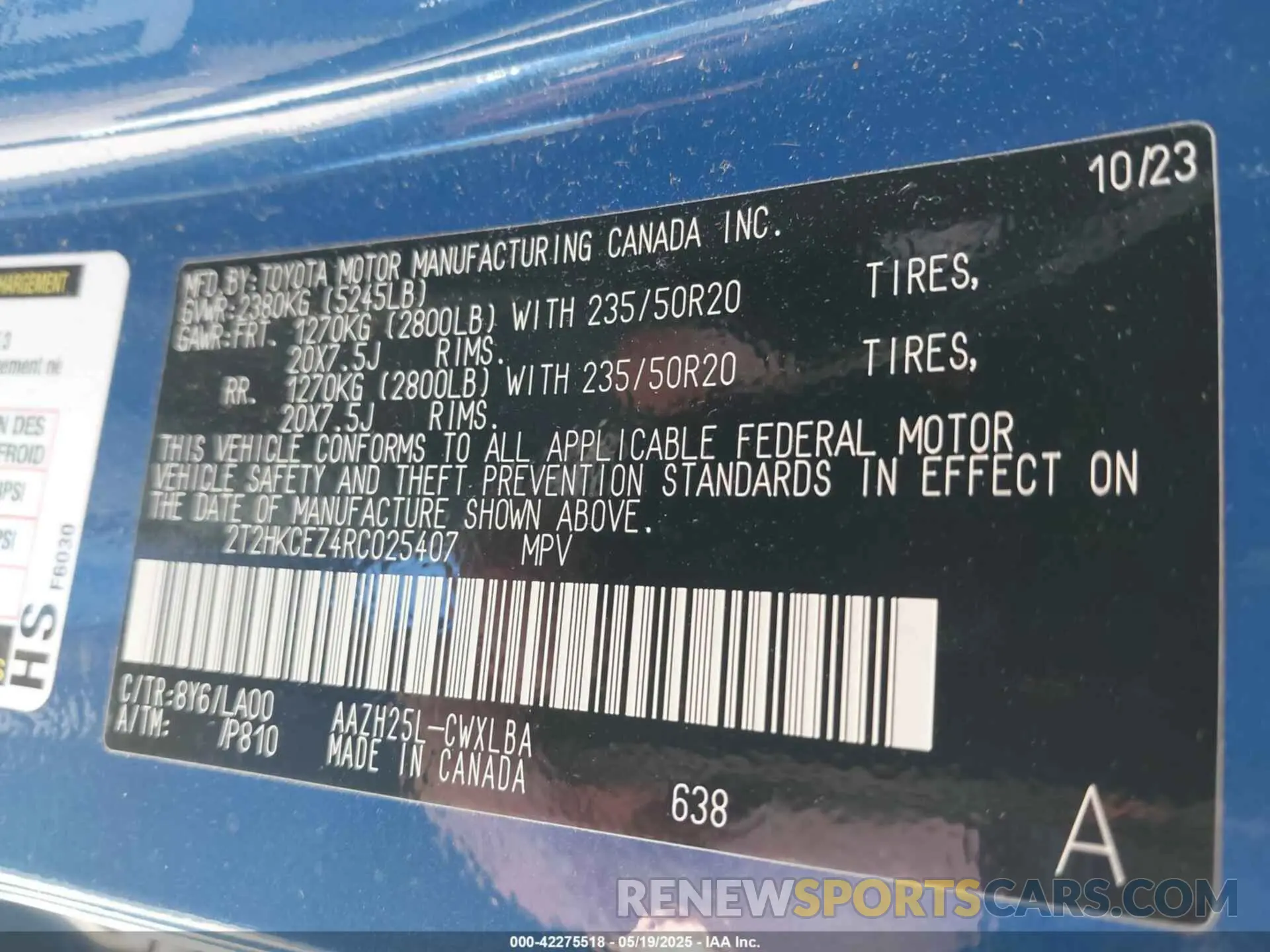 9 Photograph of a damaged car 2T2HKCEZ4RC025407 LEXUS NX 350H 2024