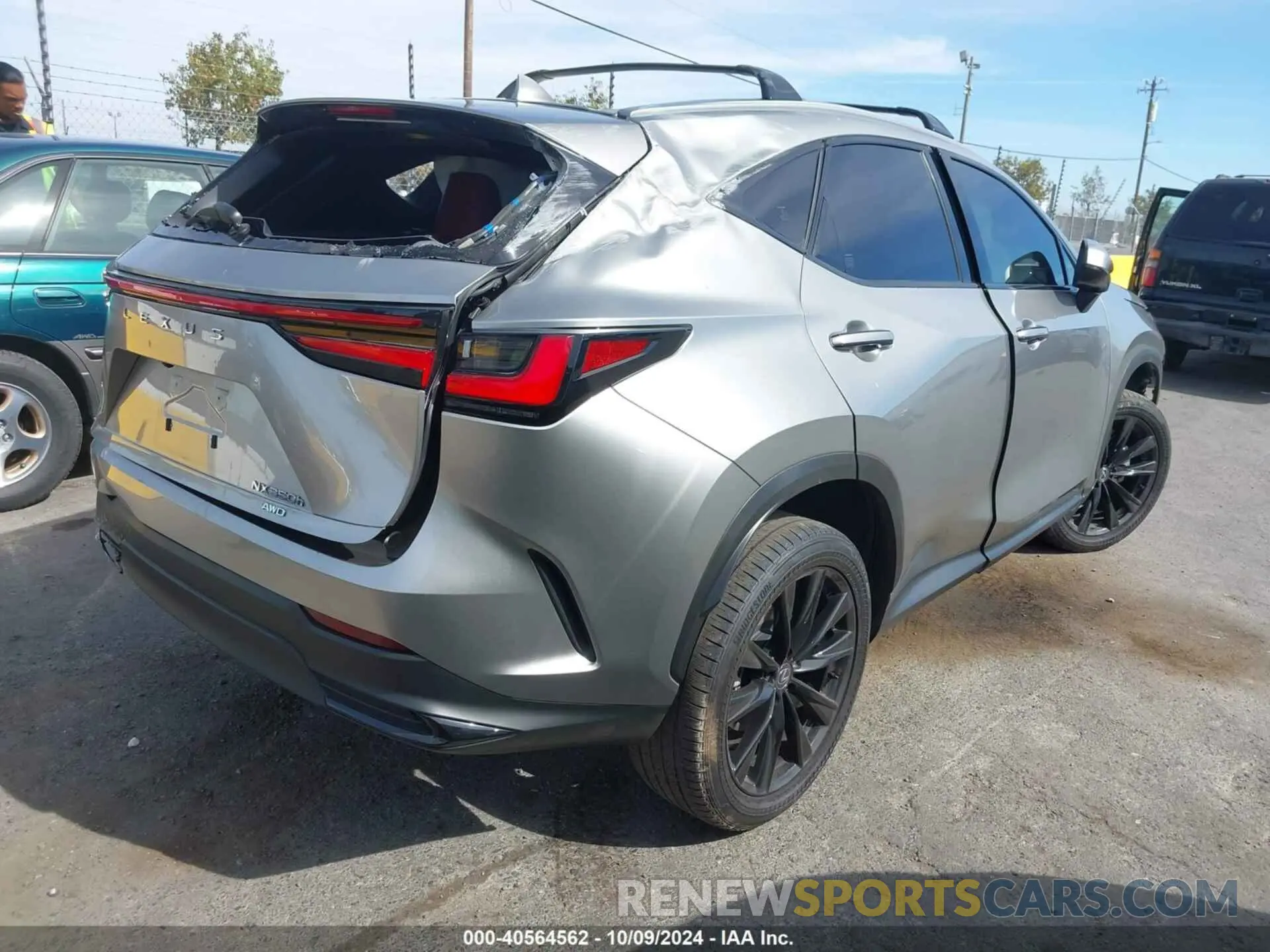 4 Photograph of a damaged car JTJAKCEZ3R5018352 LEXUS NX 350H 2024