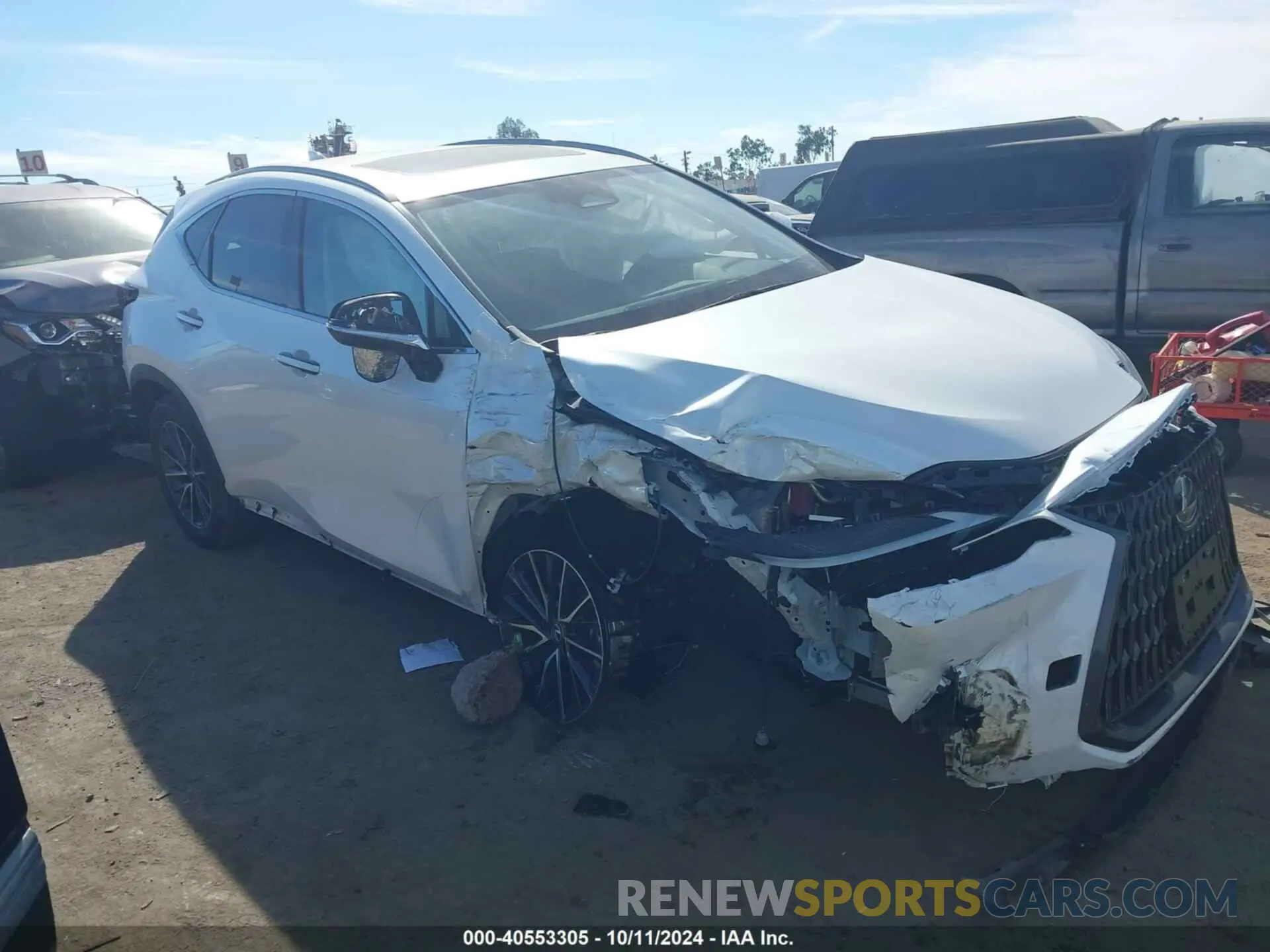 1 Photograph of a damaged car JTJAKCEZ4R2025277 LEXUS NX 350H 2024