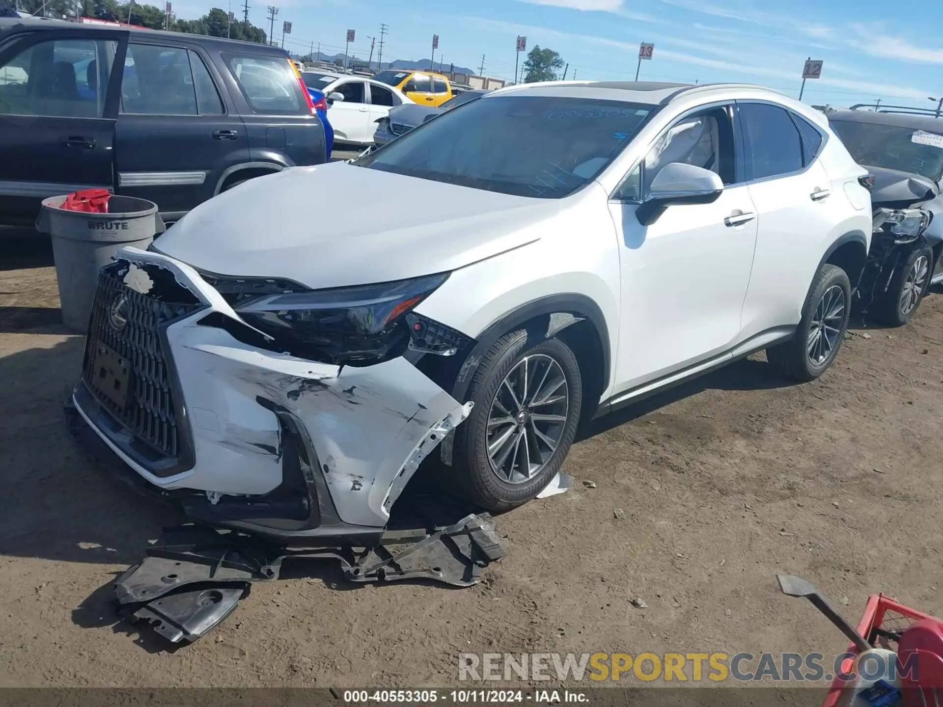 2 Photograph of a damaged car JTJAKCEZ4R2025277 LEXUS NX 350H 2024
