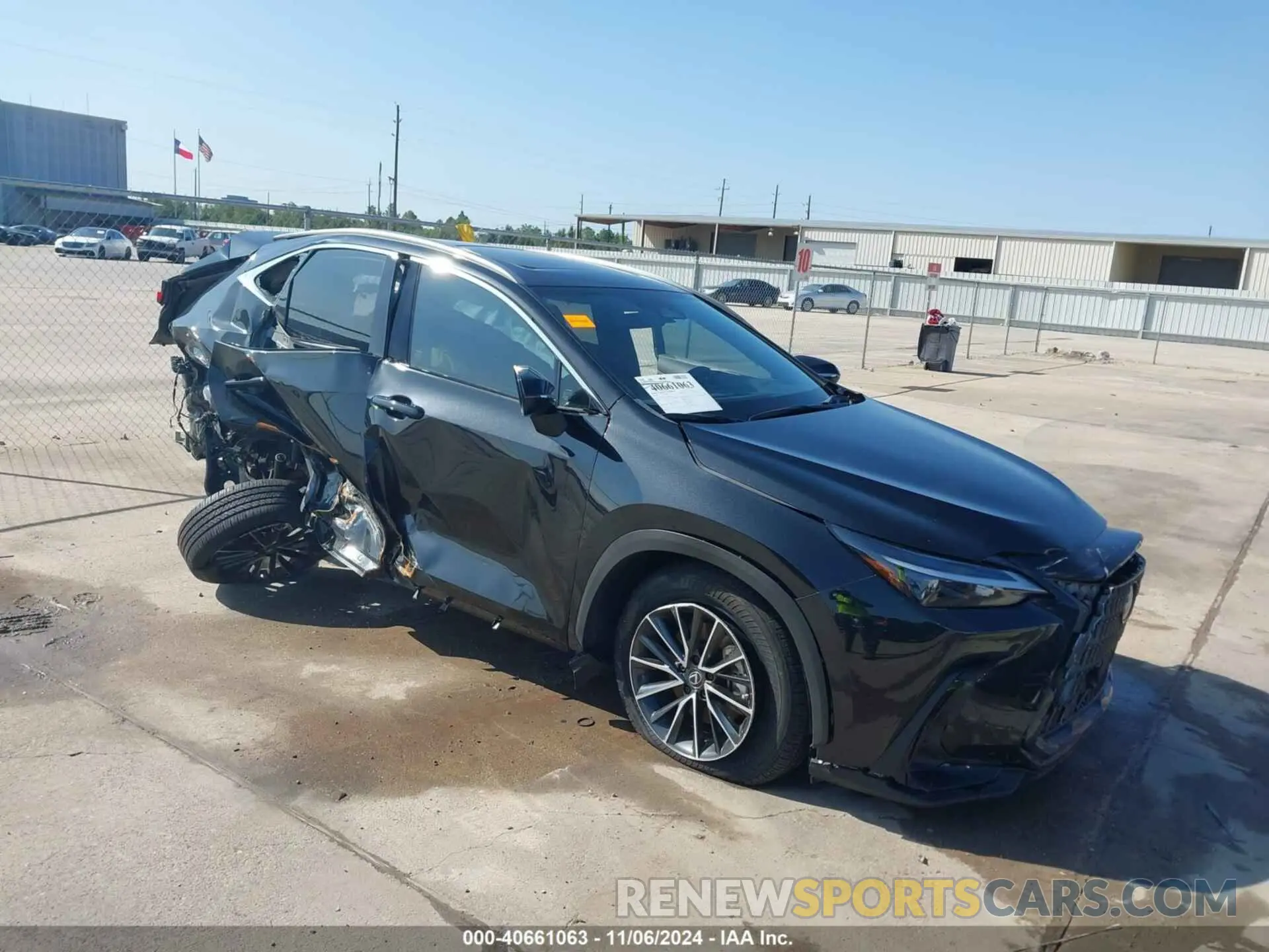 1 Photograph of a damaged car JTJAKCEZ5R2023862 LEXUS NX 350H 2024
