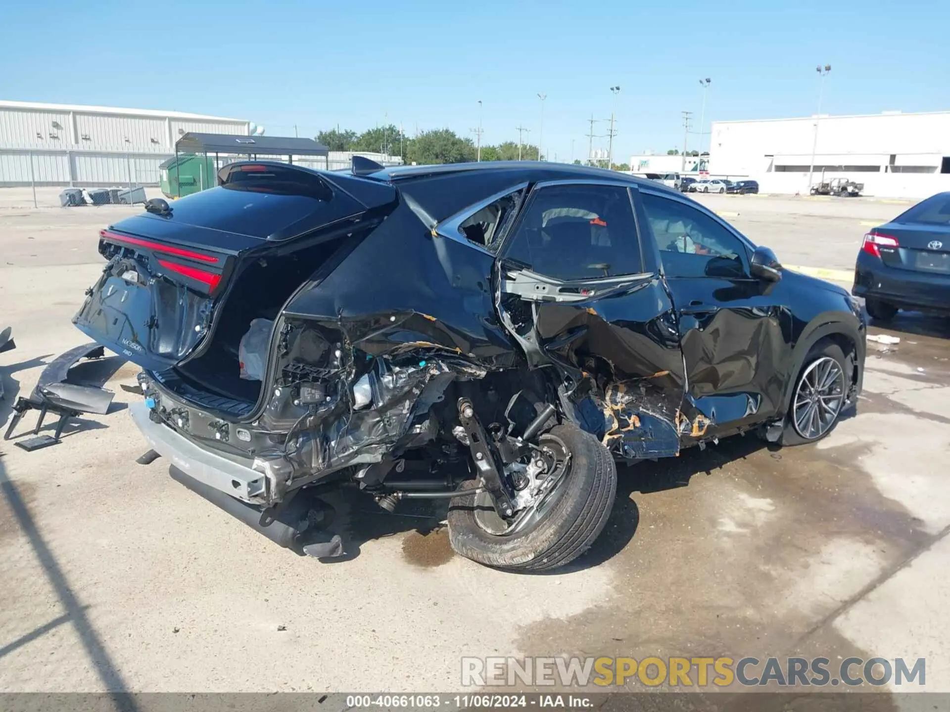 4 Photograph of a damaged car JTJAKCEZ5R2023862 LEXUS NX 350H 2024