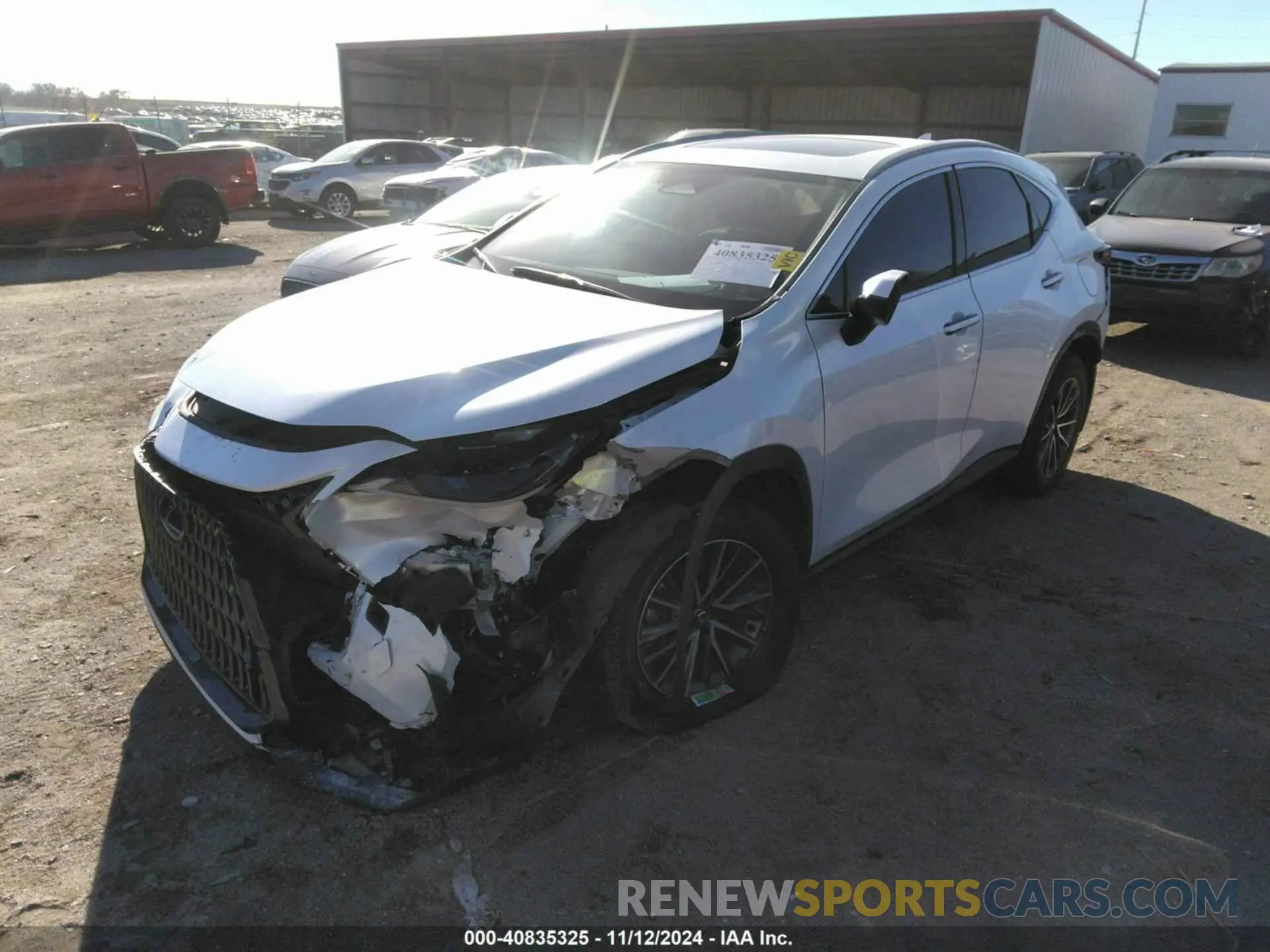 2 Photograph of a damaged car JTJAKCEZ7R5018242 LEXUS NX 350H 2024