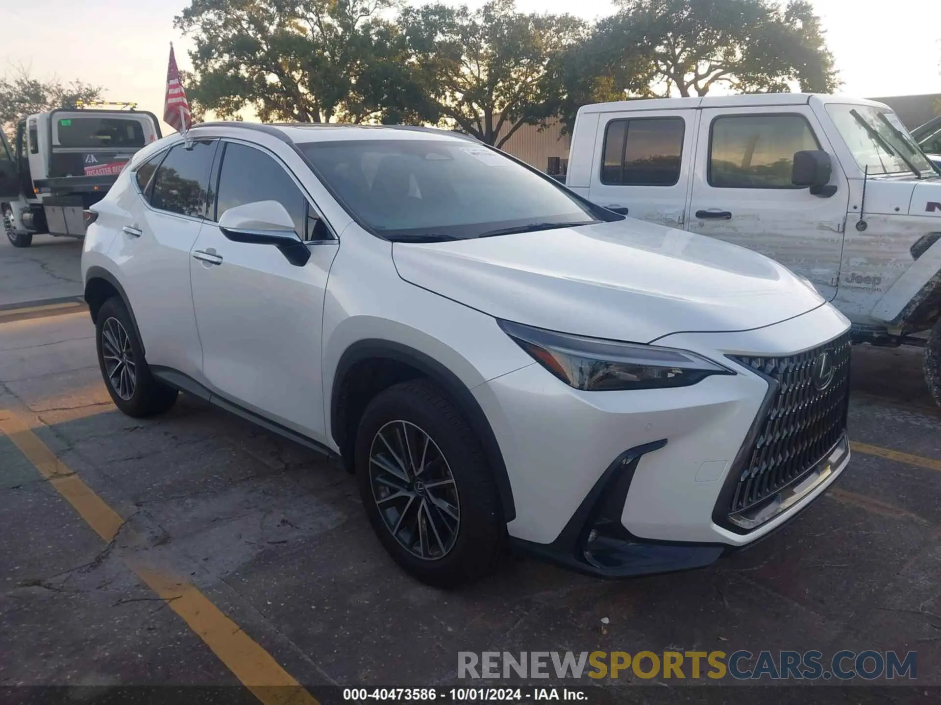 1 Photograph of a damaged car JTJGKCEZ0R5021039 LEXUS NX 350H 2024