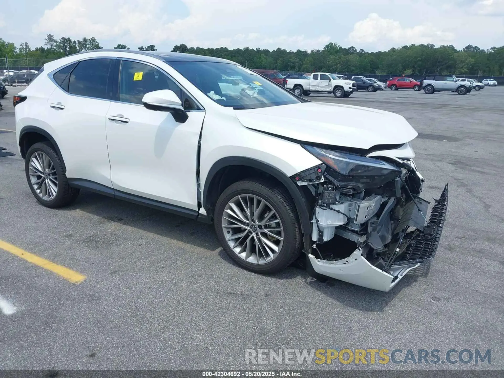 1 Photograph of a damaged car JTJHKCEZ0R2029812 LEXUS NX 350H 2024