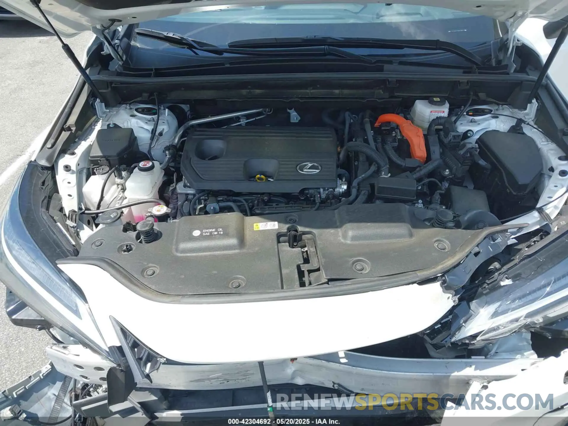 10 Photograph of a damaged car JTJHKCEZ0R2029812 LEXUS NX 350H 2024