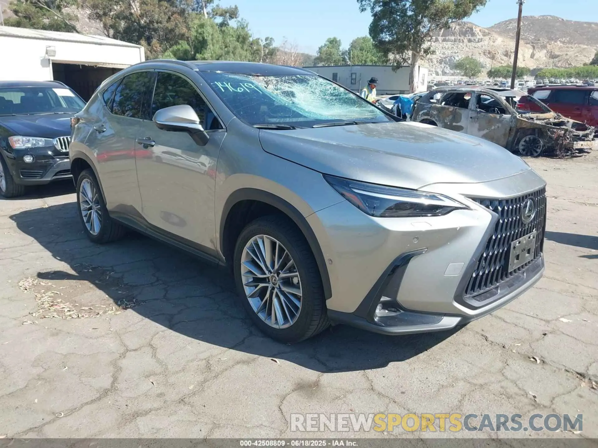 1 Photograph of a damaged car JTJHKCEZ5R5014365 LEXUS NX 350H 2024